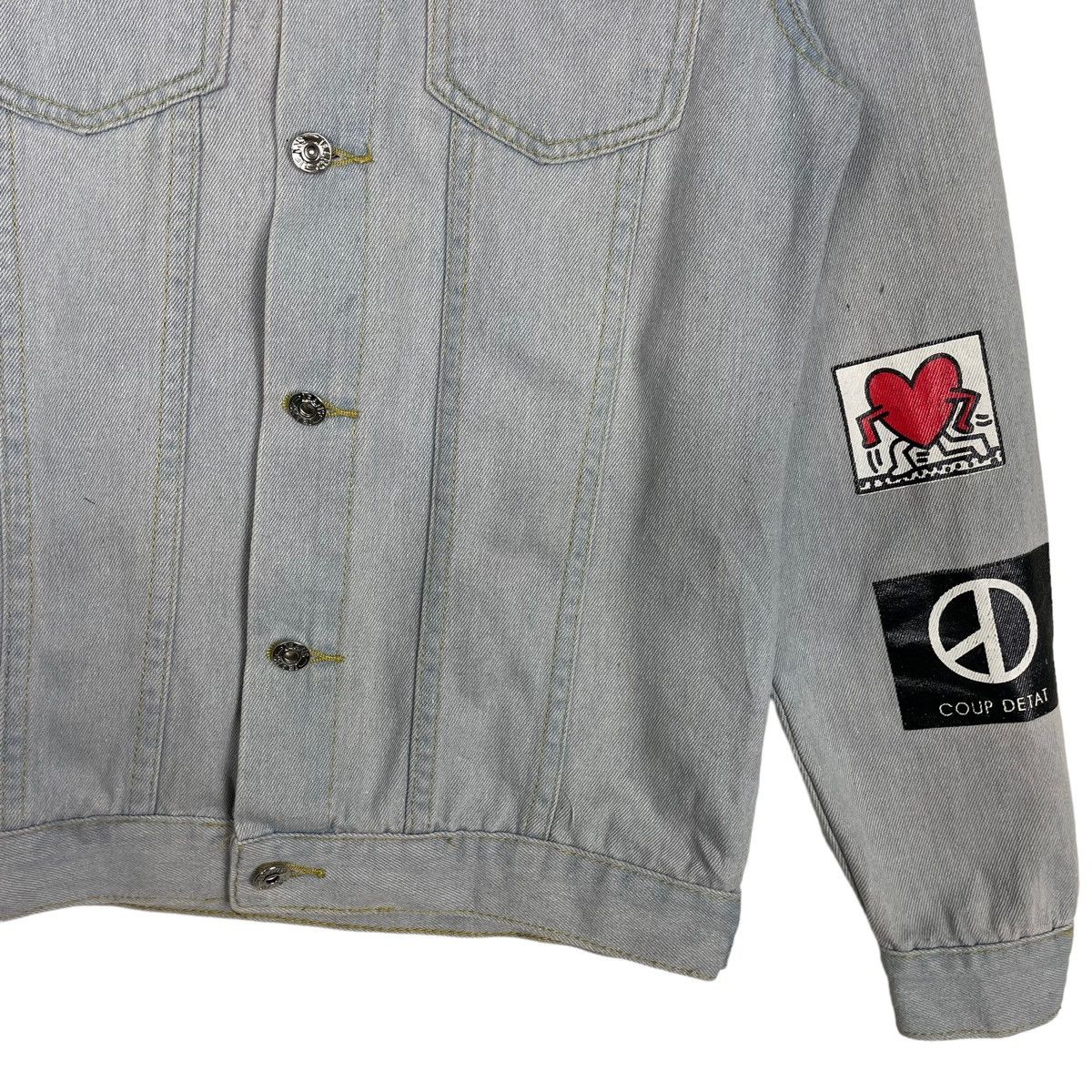Band Tees × Japanese Brand 💥G DRAGON RIOT DENIM JEAN JACKET Size US S / EU 44-46 / 1 - 5 Thumbnail