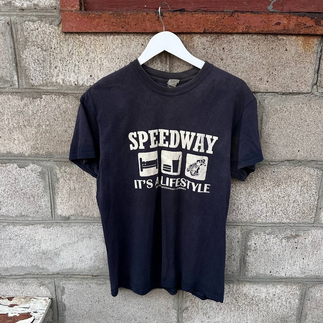 VTG Adult Speedway Its A Lifestyle T-shirts Big Logo Size M