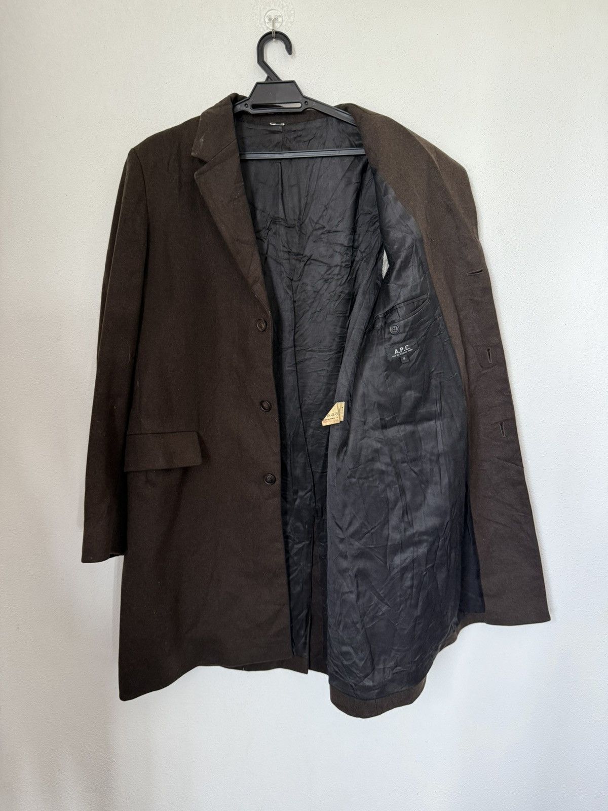 A.P.C. VINTAGE HIVER 1998 APC LONG COAT MADE IN FRANCE Size US S / EU 44-46 / 1 - 7 Thumbnail