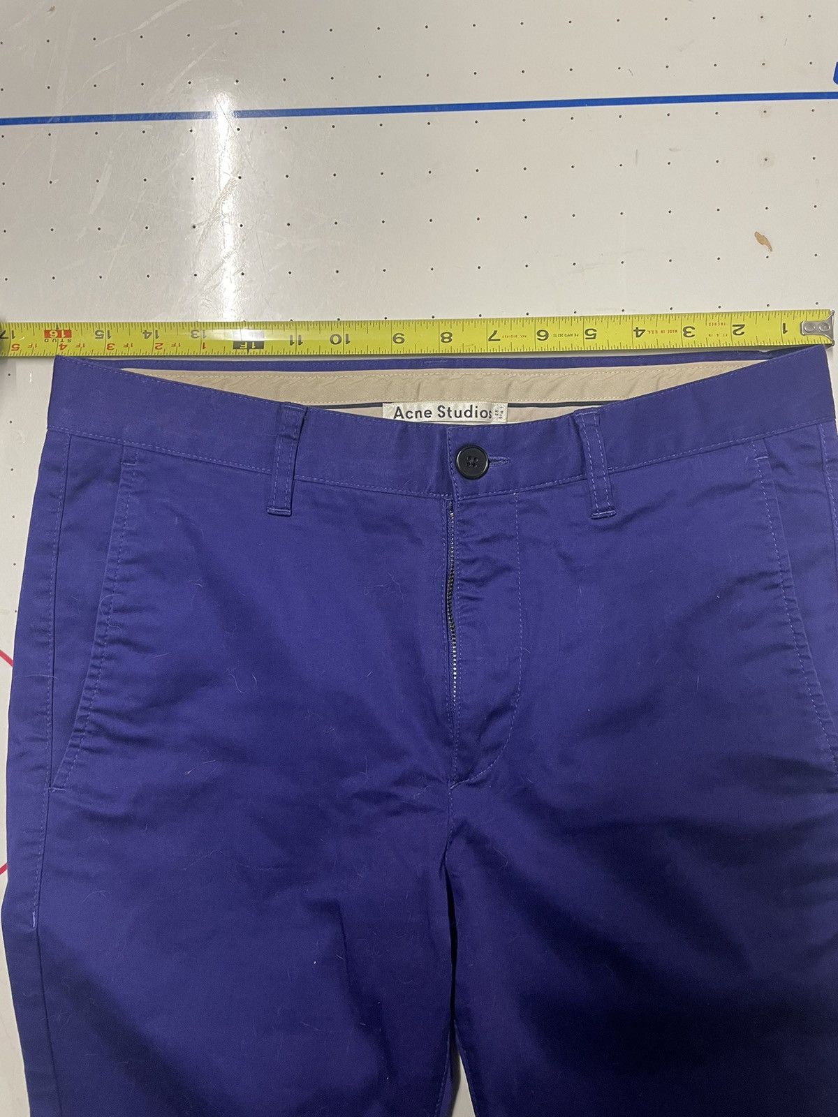 Acne Studios Acne Studios SS14 ROC Satin Purple Chinos Size US 32 / EU 48 - 2 Thumbnail