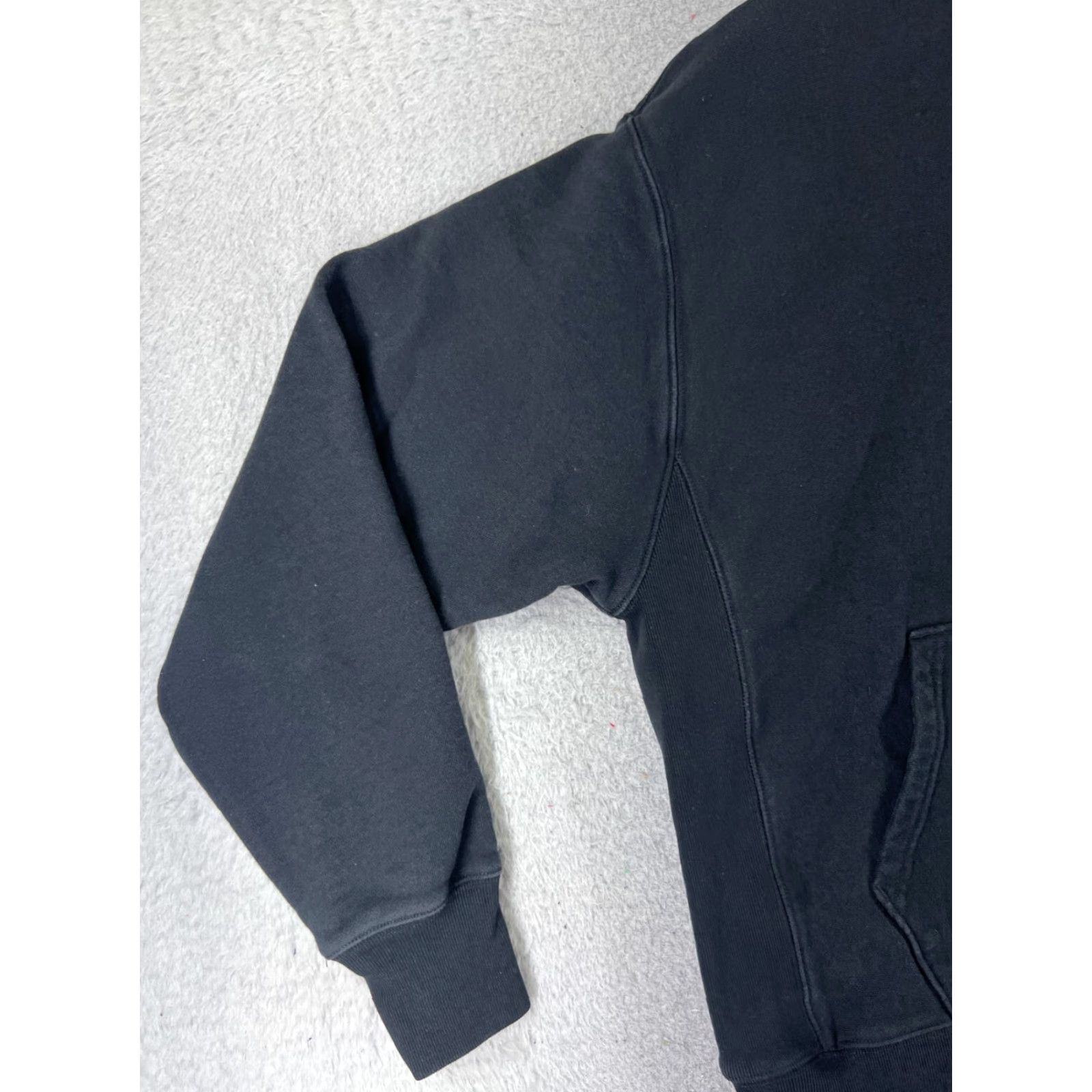 Champion Champion Hoodie Mens Large Black Pullover Zip? Pockets Reverse Weave Size US L / EU 52-54 / 3 - 3 Thumbnail