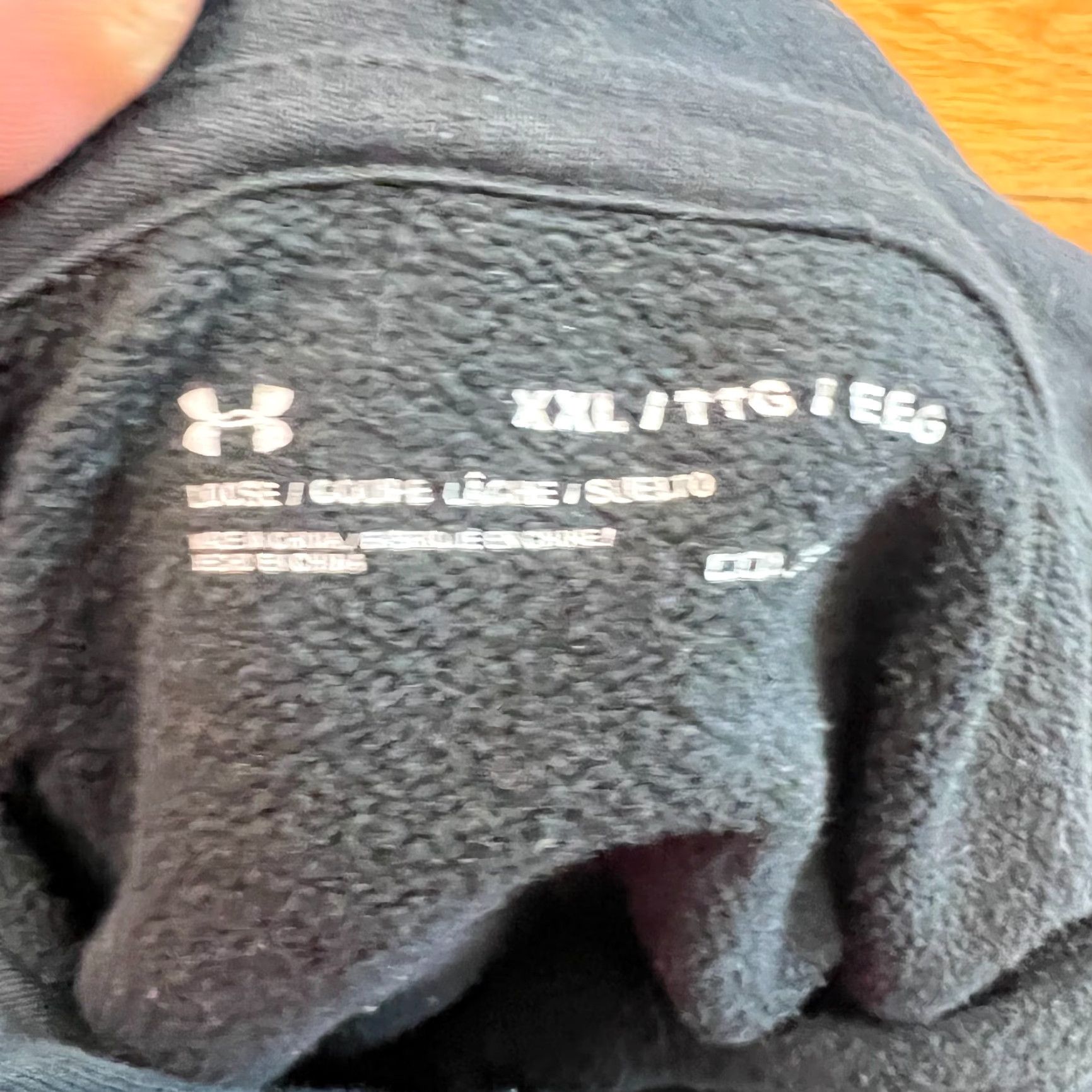 Under Armour Under Armour Mens Loose Fit Rival Fleece Box Logo Black Pullover Hoodie 2XL Size US XXL / EU 58 / 5 - 5 Thumbnail