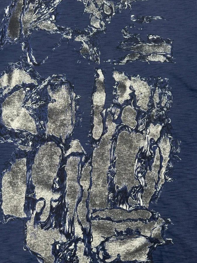 Diesel Diesel Navy Bacteria Graphic Print T-Shirt Size US M / EU 48-50 / 2 - 7 Thumbnail