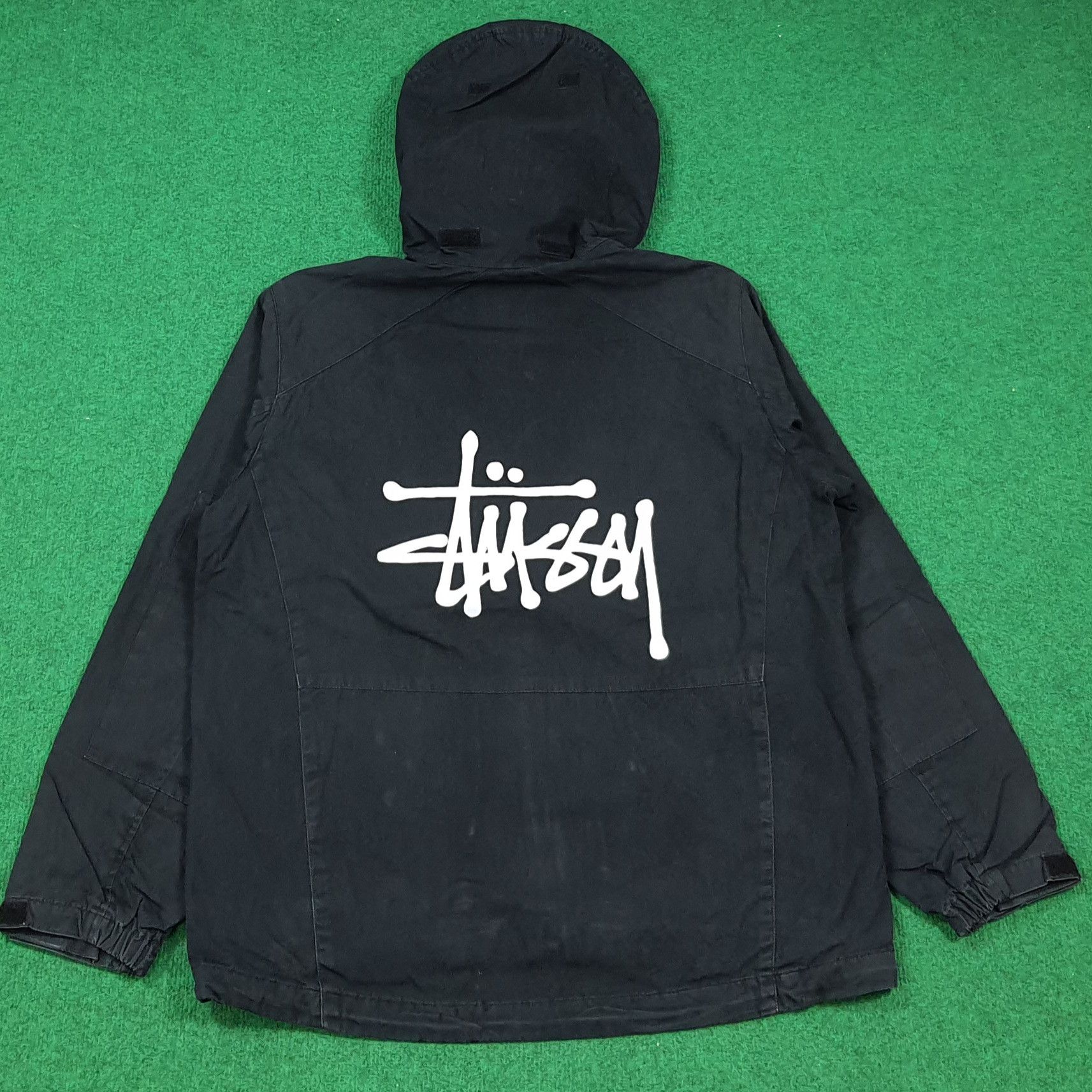 Stussy Vintage 1990 Stussy Surfing Club Wool Stadium Jacket (RARE