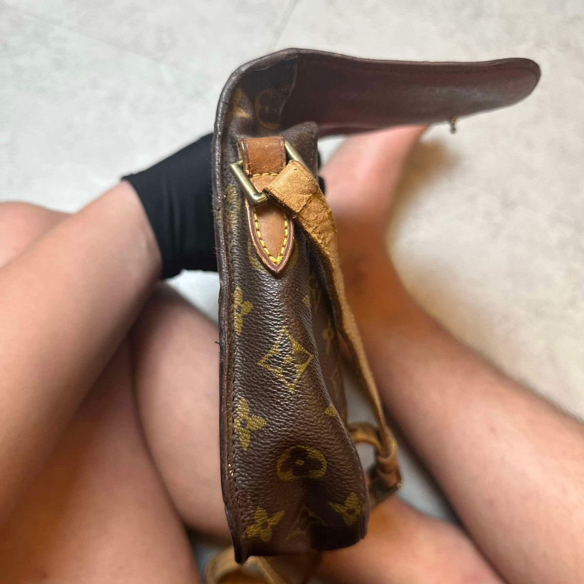 Louis Vuitton LOUIS VUITTON Saint-Cloud MM Monogram Canvas Bags Size ONE SIZE - 11 Thumbnail