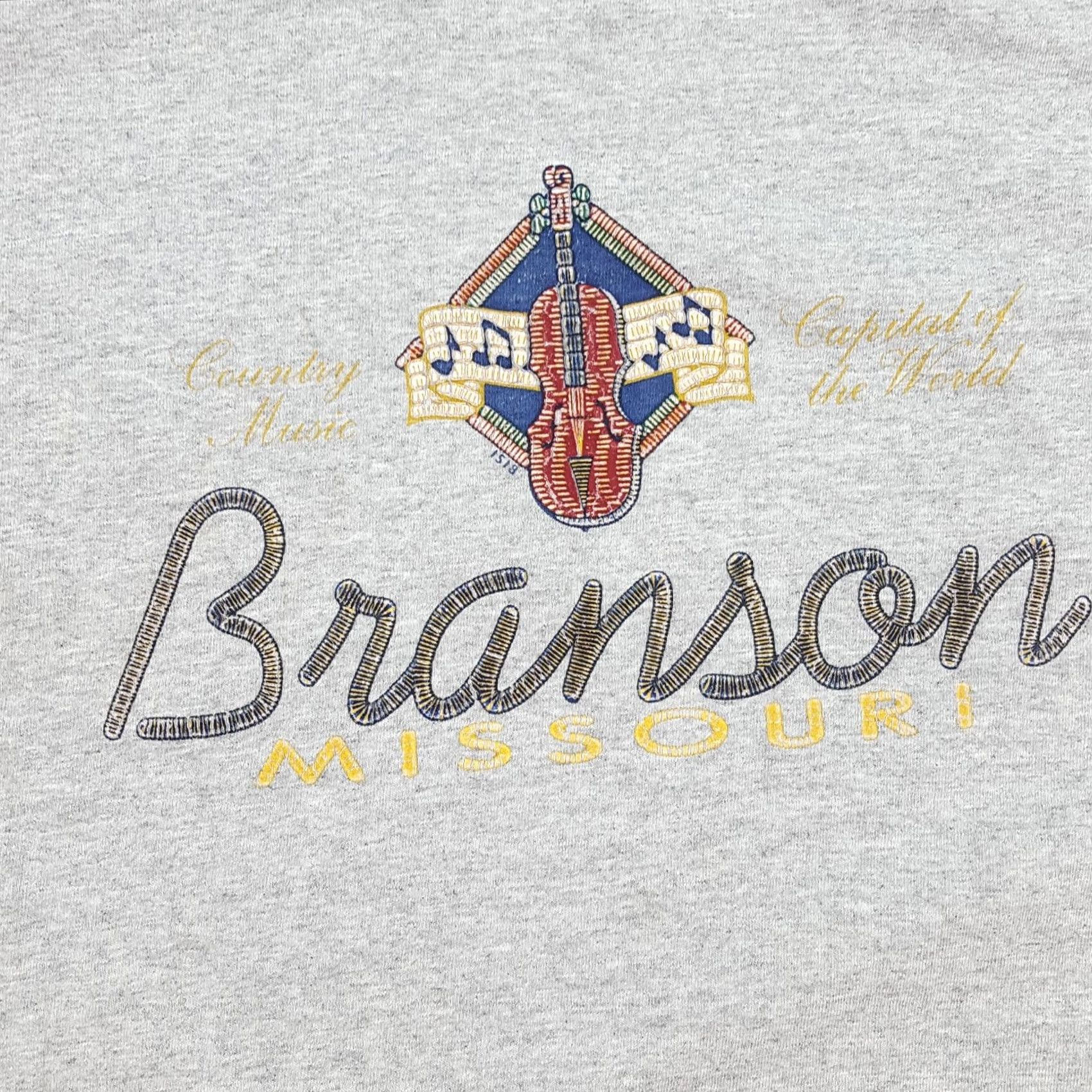 Umbro VINTAGE Branson Missouri Country Music Umbro T-Shirt Mens L Gray 90s Location Graphic Print Size US L / EU 52-54 / 3 - 3 Thumbnail