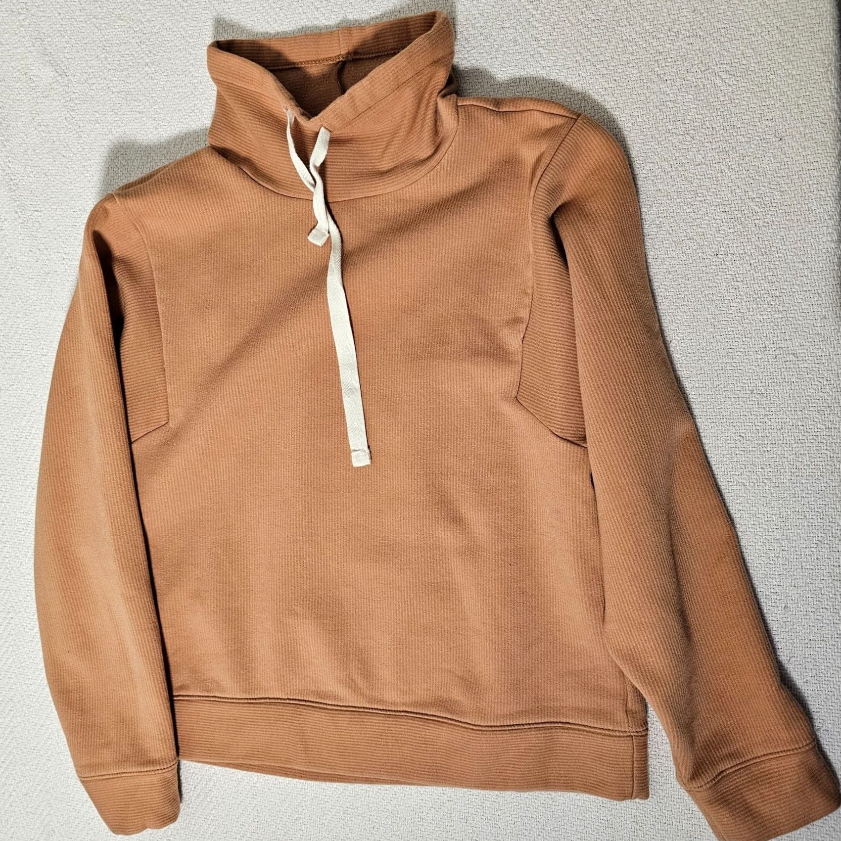 Madewell VINTAGE Madewell MWL Ribbed Funnelneck Athleisure Sweatshirt XS Tan Brown Dolman Sleeve Women's Pullover Regular Size XS Cardigan/ Sweater? Size XS / US 0-2 / IT 36-38 - 6 Thumbnail