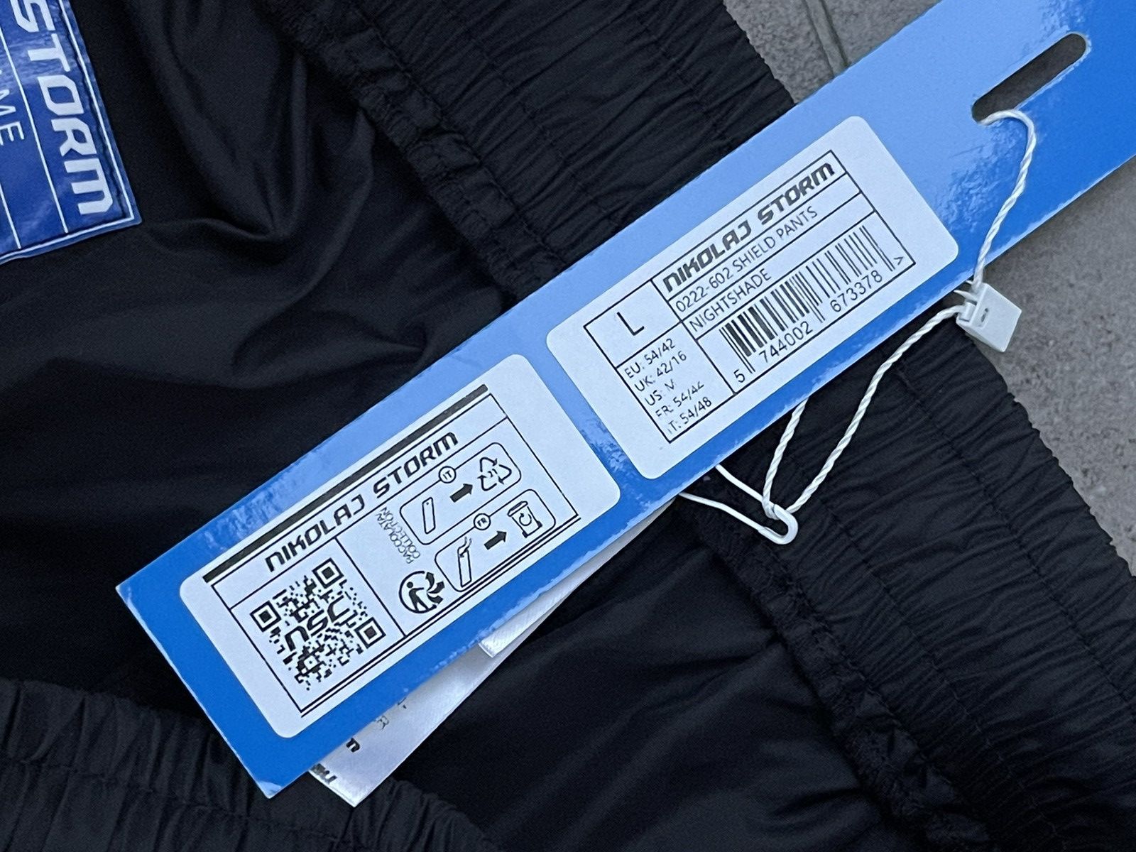 Other !DS! SS22 Nikolaj Storm Nightshade Black Blue Shield Pants Size US 34 / EU 50 - 16 Thumbnail