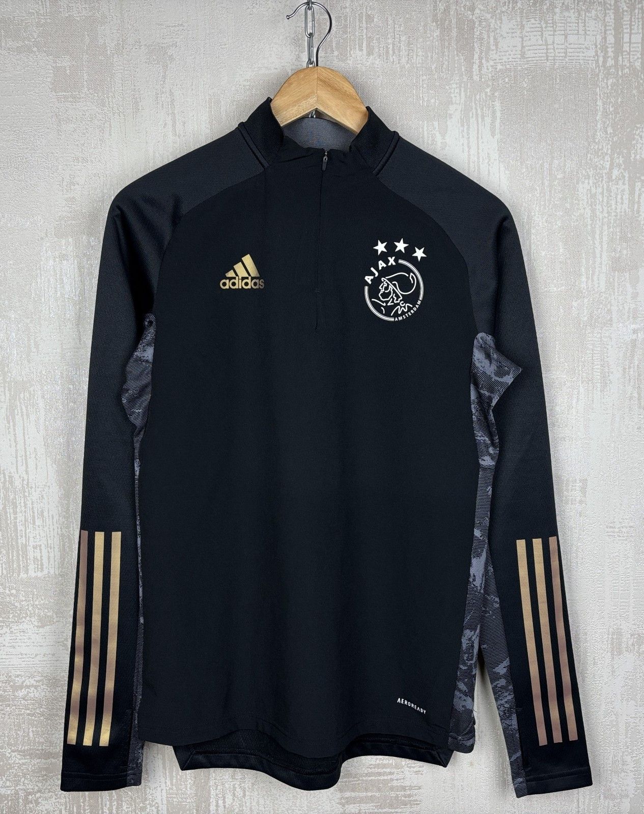 Adidas 2020-21 Ajax Adidas Aeroready 1/4 Zip Training Top Size US S / EU 44-46 / 1 - 1 Thumbnail
