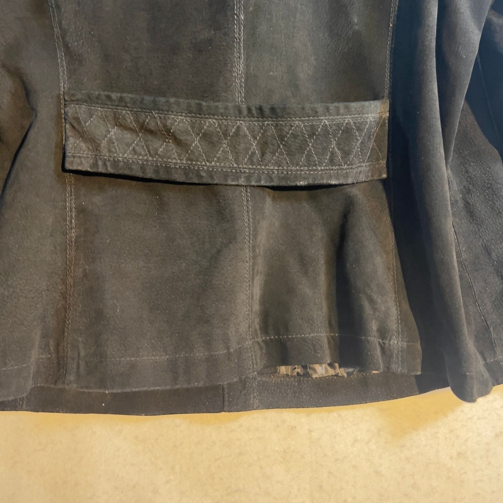 Other Dressbarn Woman Leather Suede Jacket Woman 18/20 Snap Button Size XXL / US 16-18 / IT 52-54 - 14 Thumbnail