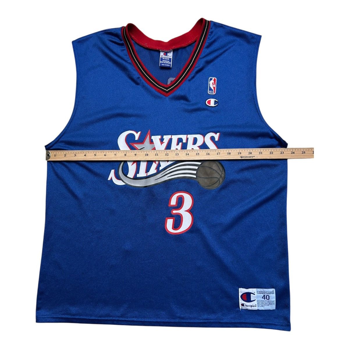 Champion Iverson #3 Jersey Size medium Size US M / EU 48-50 / 2 - 4 Thumbnail