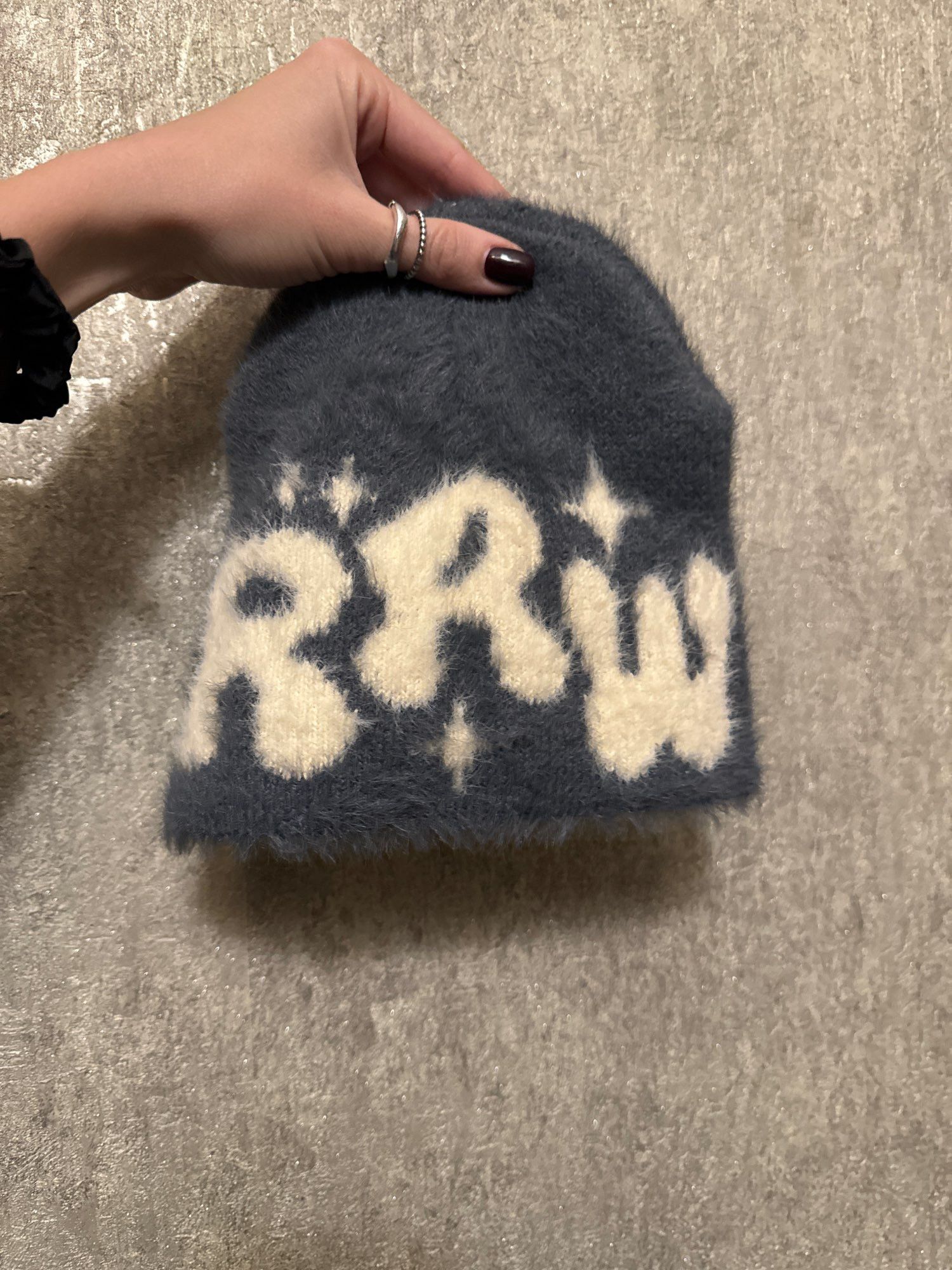 Other Plush Knitted Beanie Size ONE SIZE - 2 Thumbnail