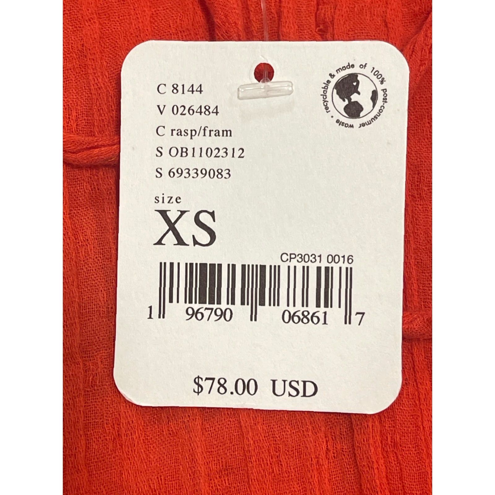 Free People Free People Dress XS Red Mini Summer NWT Antoinette A615-18 Womens Size XS / US 0-2 / IT 36-38 - 6 Thumbnail
