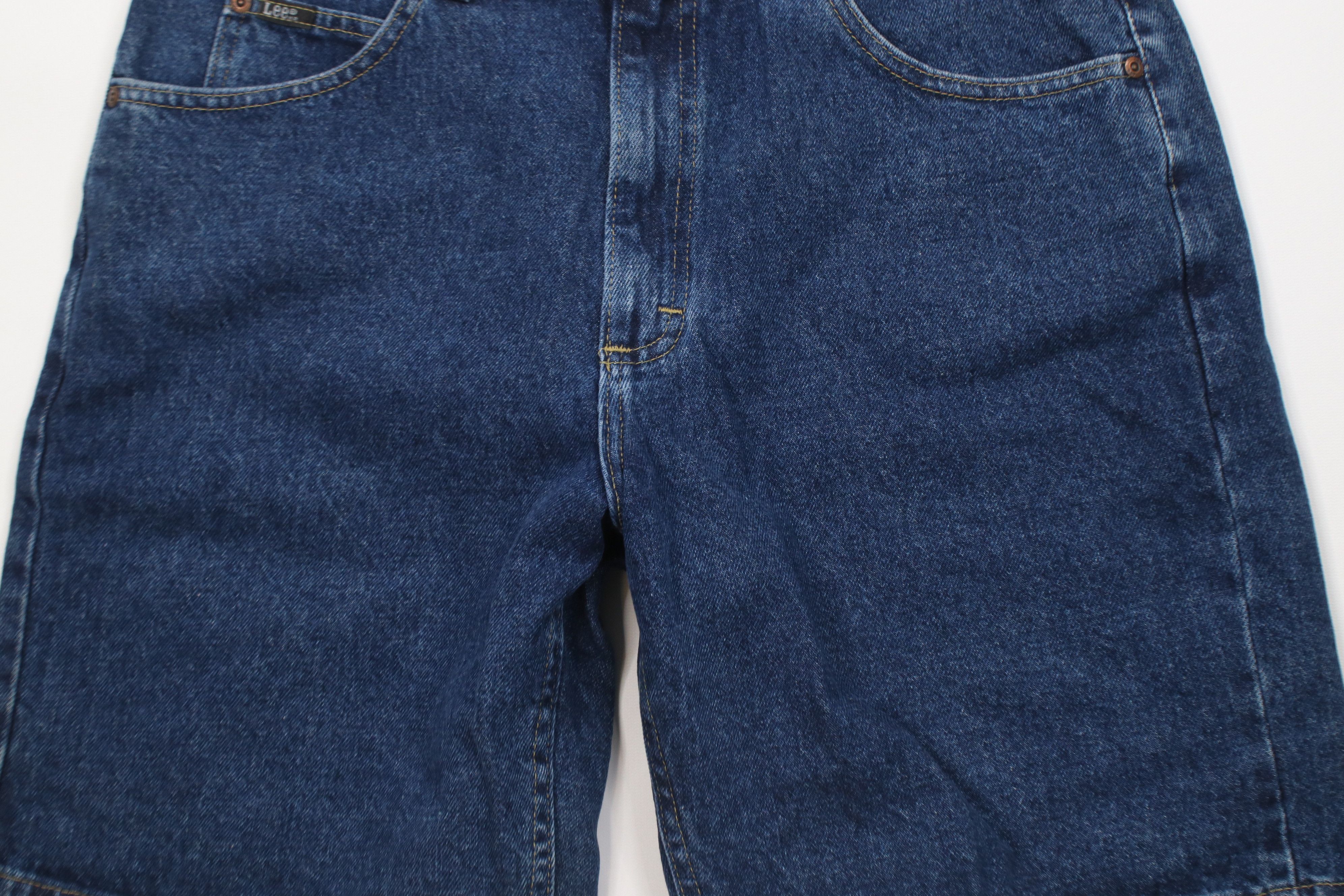 Lee Vintage 90s Lee Fit Denim Jean Shorts Jorts Blue Cotton Size US 34 / EU 50 - 3 Thumbnail