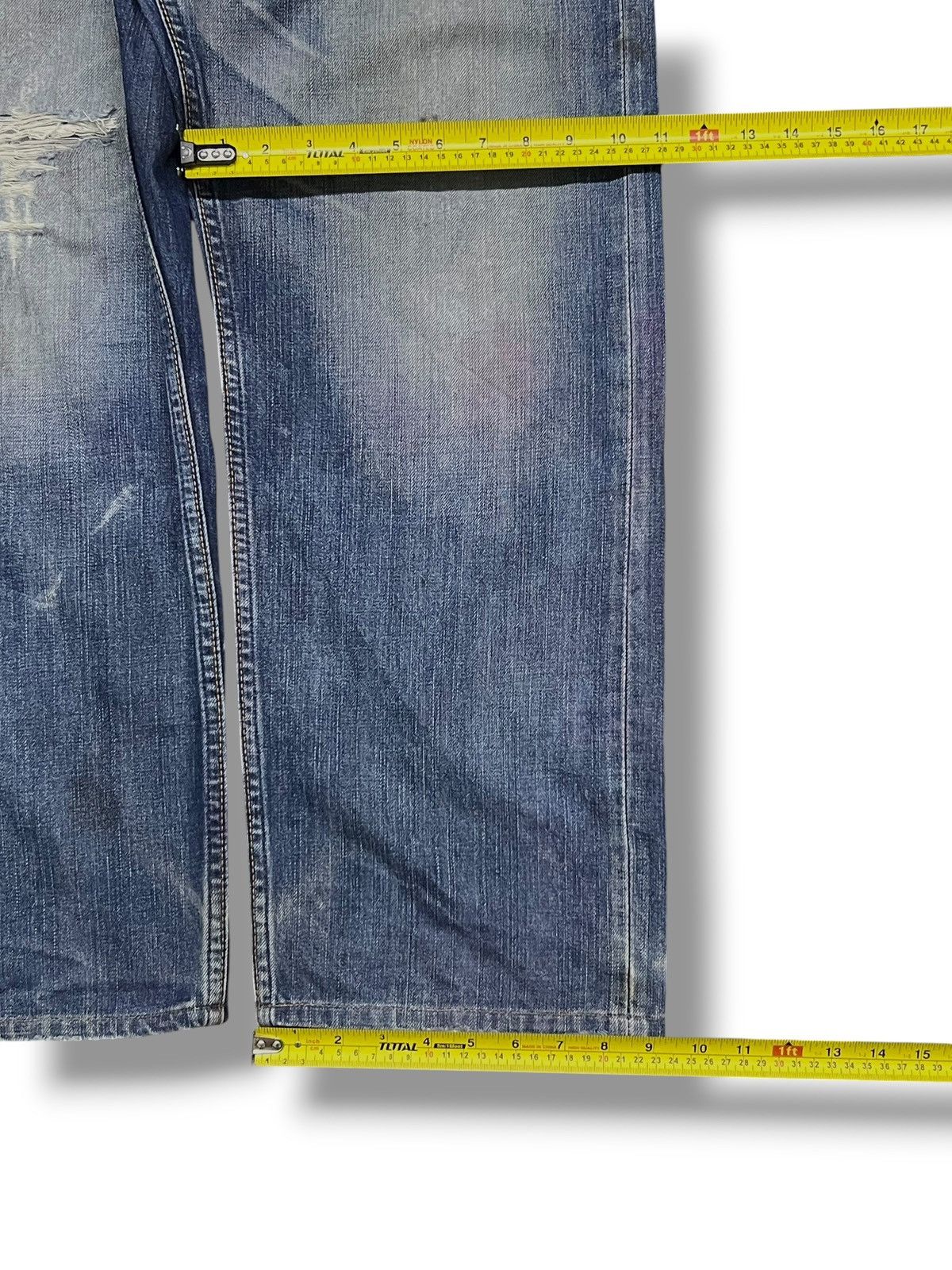 Levi's Baggy Vintage 07s Levi’s 703 - Faded Wash, Distressed Denim Size US 36 / EU 52 - 18 Thumbnail