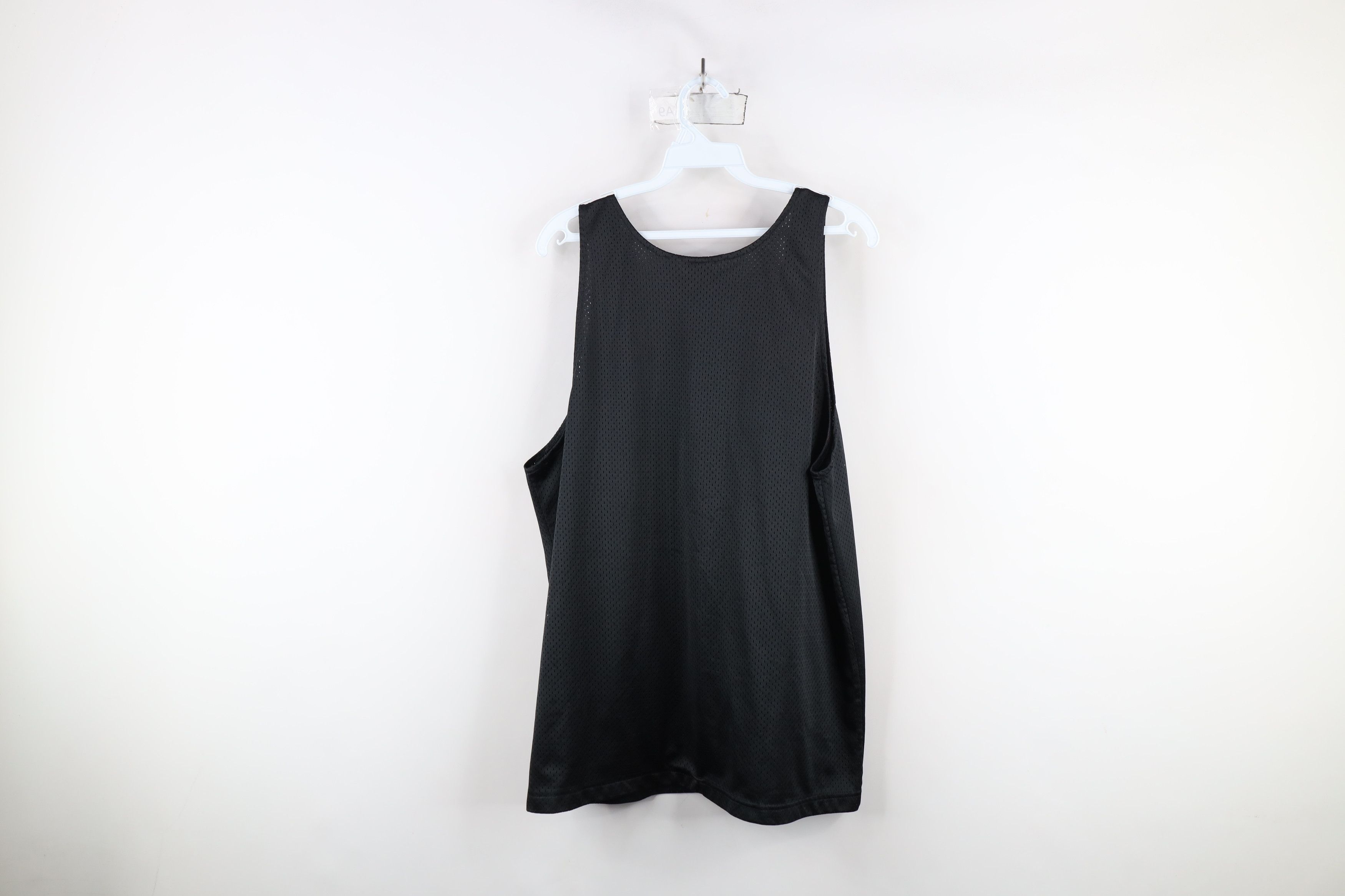 Vintage Vintage 90s Streetwear Mesh Tank Top T-Shirt Black Polyester Size US M / EU 48-50 / 2 - 10 Thumbnail