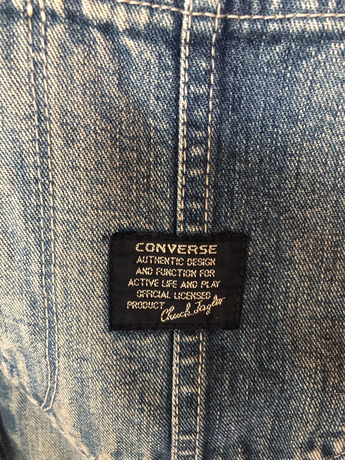 Converse Vintage Converse Distressed Denim Jacket Size US M / EU 48-50 / 2 - 5 Thumbnail