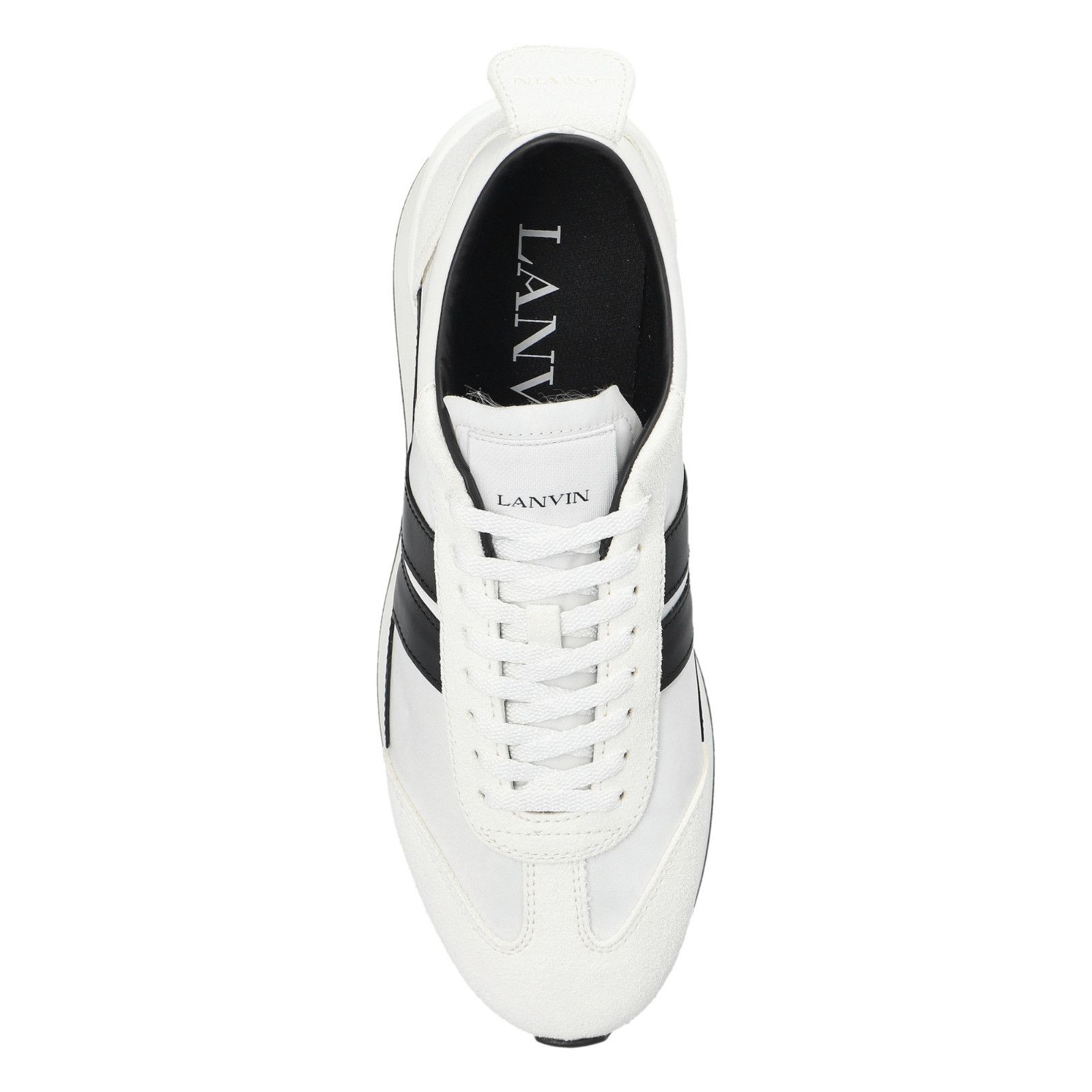 Lanvin LANVIN Bumper White Leather Sneakers New & Authentic (Men's Size US 9 / EU 42 - 4 Thumbnail