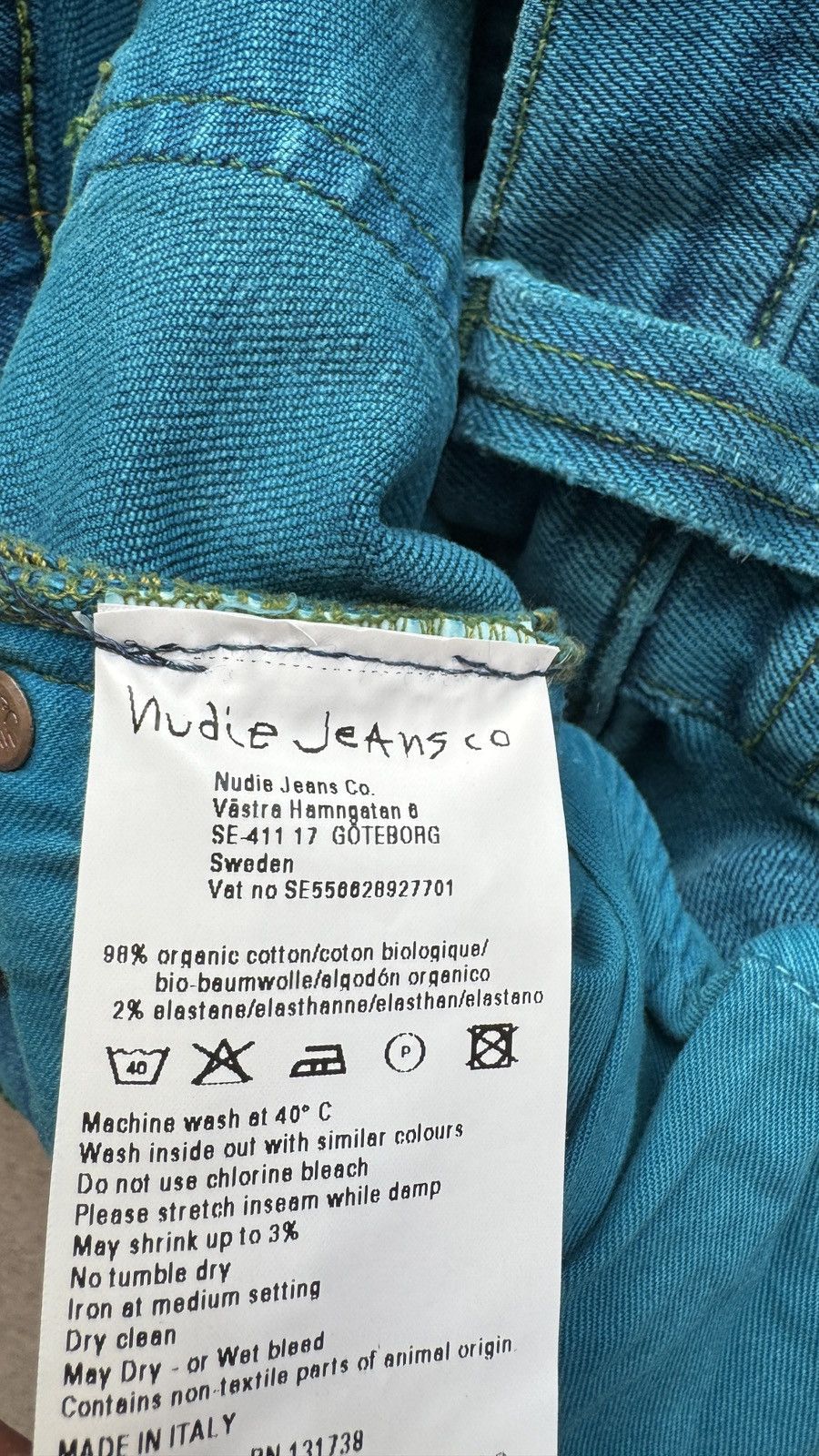 Nudie Jeans Nudie Vintage Organic Japan Denim Pants Jeans Size US 33 - 6 Thumbnail
