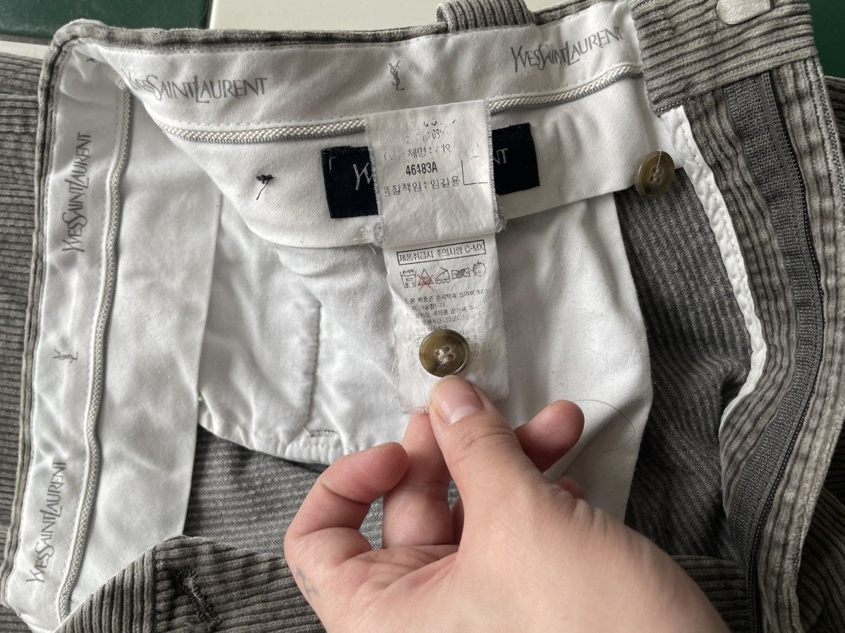 Yves Saint Laurent VINTAGE Yves Saint Laurent Corduroy Pants Size US 34 / EU 50 - 4 Thumbnail