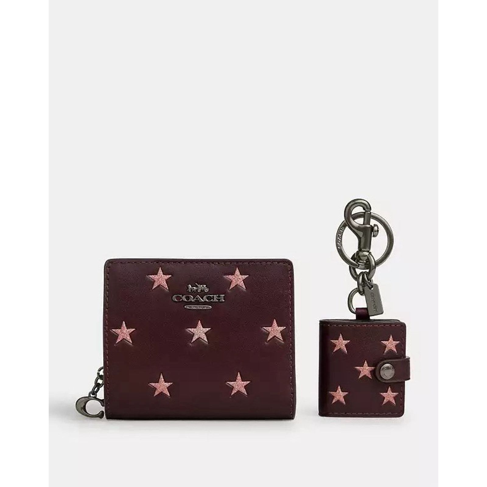 Coach NWT Coach Wallet BoxSet GStar Key Charm Pink Merlot CW950 Size ONE SIZE - 5 Thumbnail