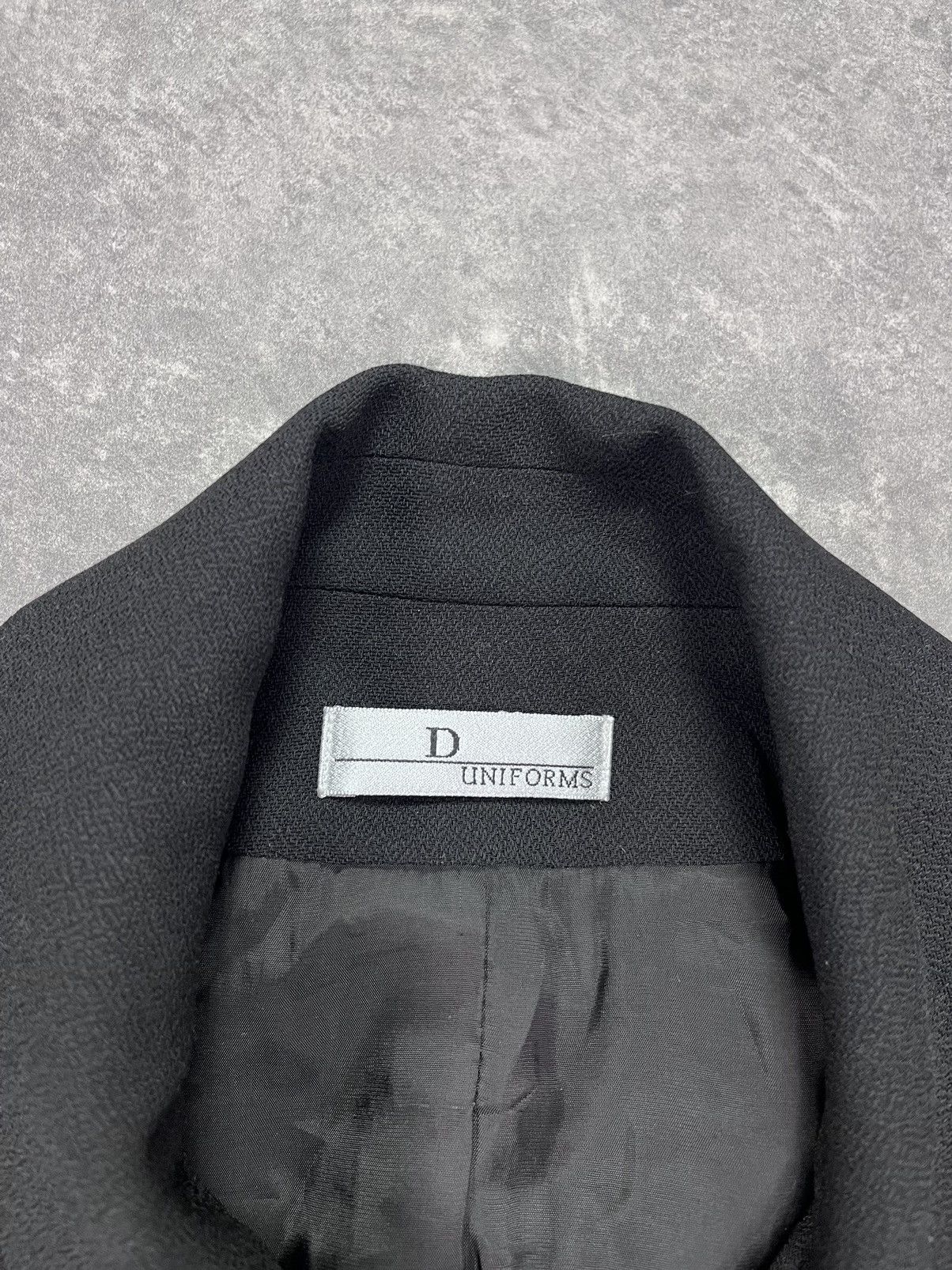Christian Dior Monsieur Dior D Uniforms Viscose Black Zipped Short Jacket Size M / US 6-8 / IT 42-44 - 8 Thumbnail