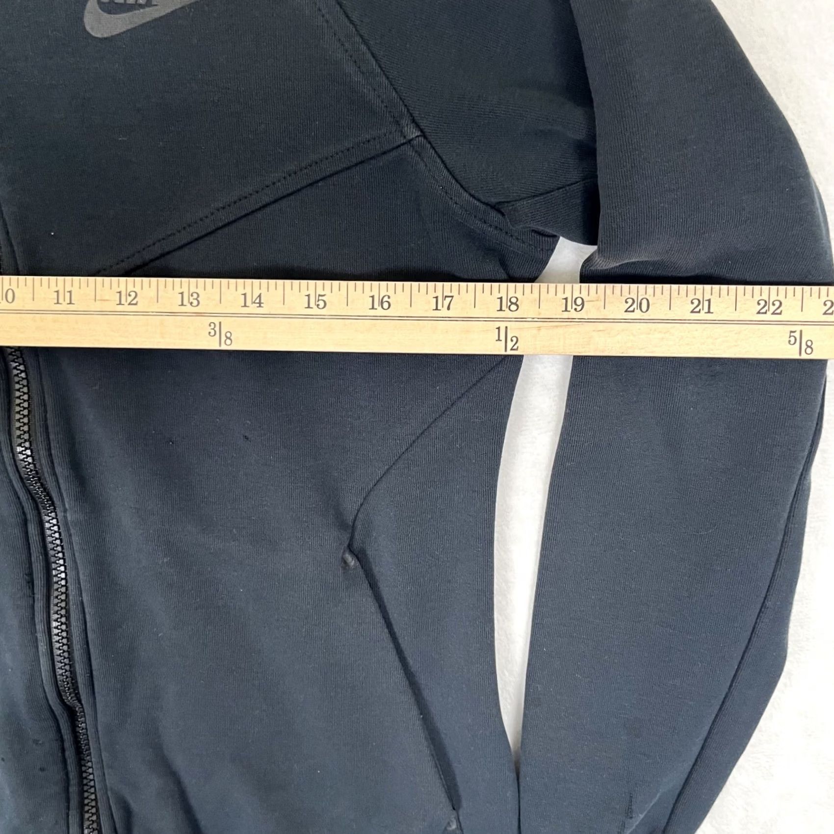 Nike Nike Tech Fleece Hoodie Jacket Women's Medium Black Full Zip Athletic Sweatshirt Size M / US 6-8 / IT 42-44 - 6 Thumbnail