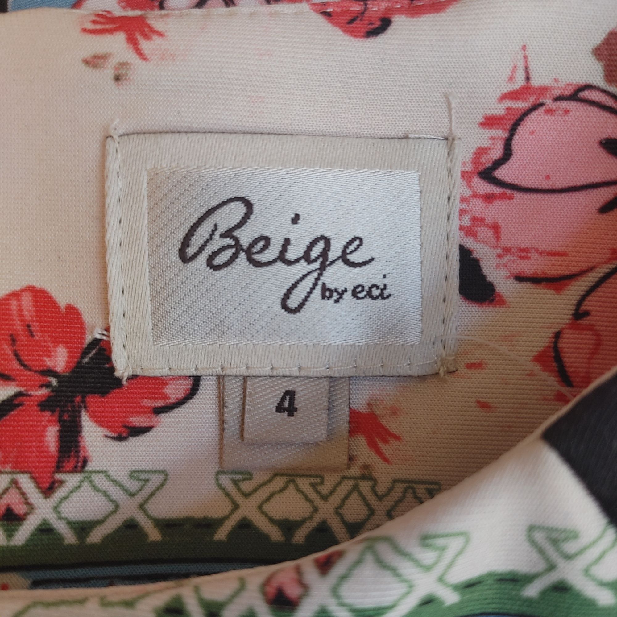 Other NWT Beige by ECI Womens Floral Long Sheath Dress Size 4 Asia Size S / US 4 / IT 40 - 3 Thumbnail