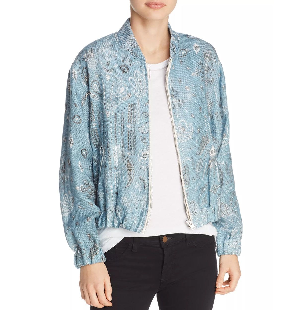 Iro Omiando Bandana Bomber Jacket Size S / US 4 / IT 40 - 8 Thumbnail