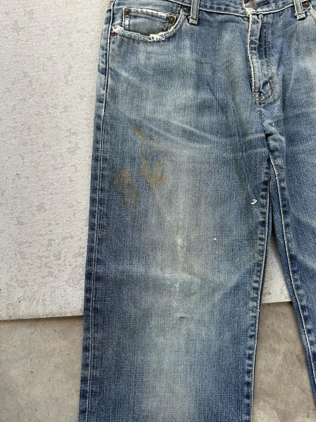 Vintage SEND OFFERS 🍁S-002 UNIQLO Japan Distressed Denim Rusty Pants Size US 33 - 5 Thumbnail