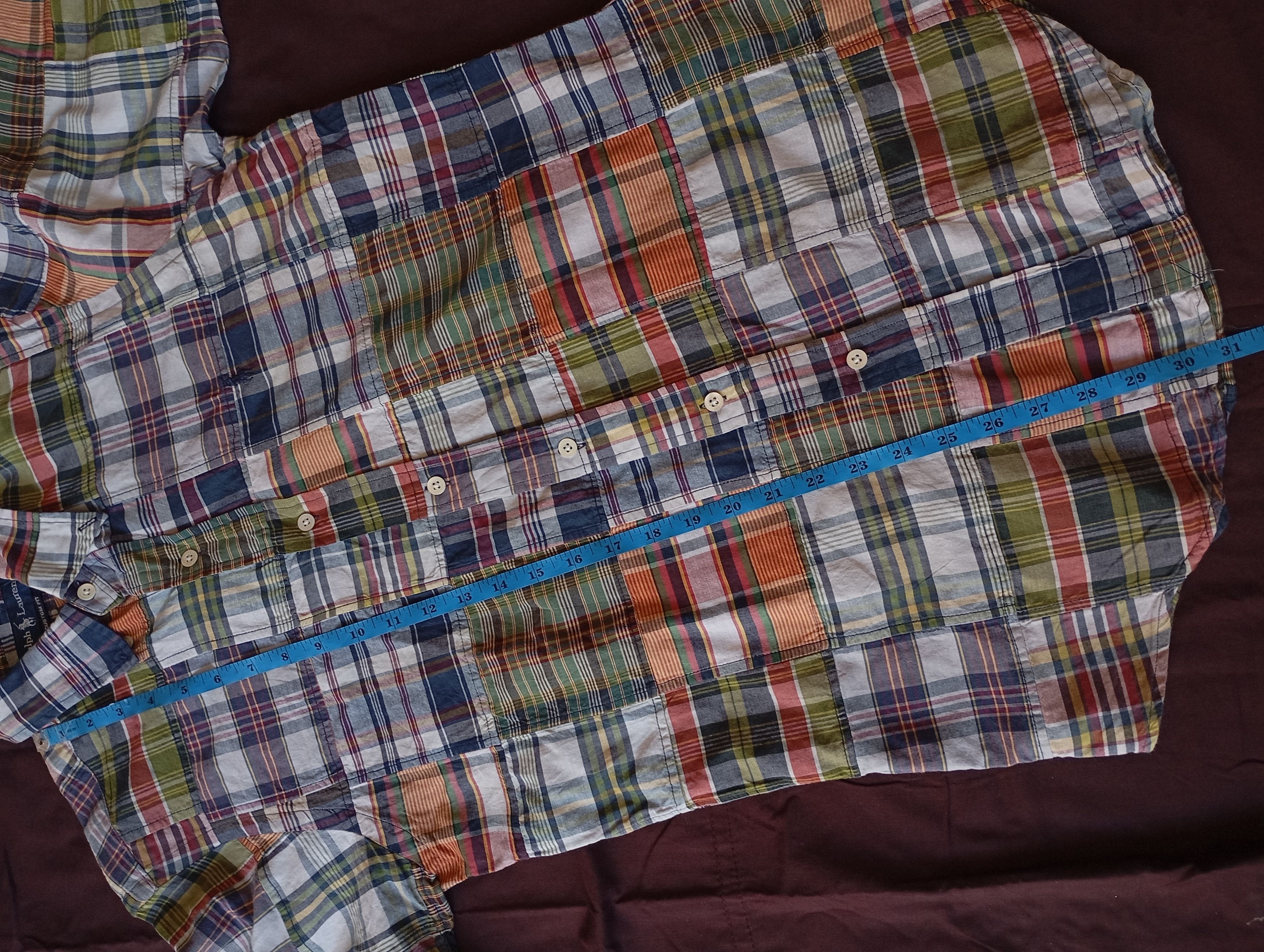 Polo Ralph Lauren Vintage Patchwork Shirts Ralph Lauren Size US S / EU 44-46 / 1 - 8 Thumbnail