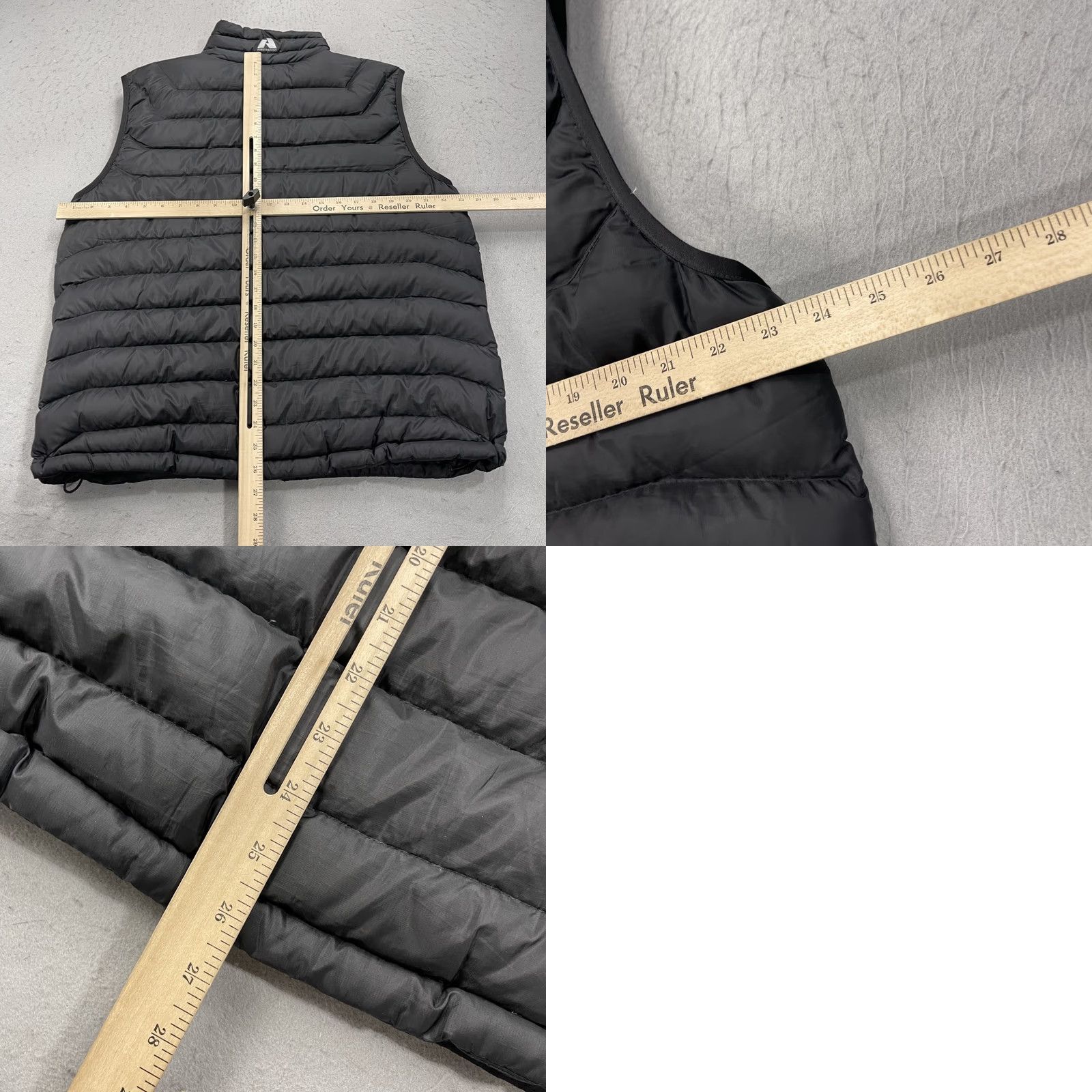 Eddie Bauer Eddie Bauer Vest Mens Large Black First Ascent Stormdown 800 Puffer Full Zip Vest Mens Large Black 800 Stormdown First Ascent Zip Size US L / EU 52-54 / 3 - 8 Thumbnail