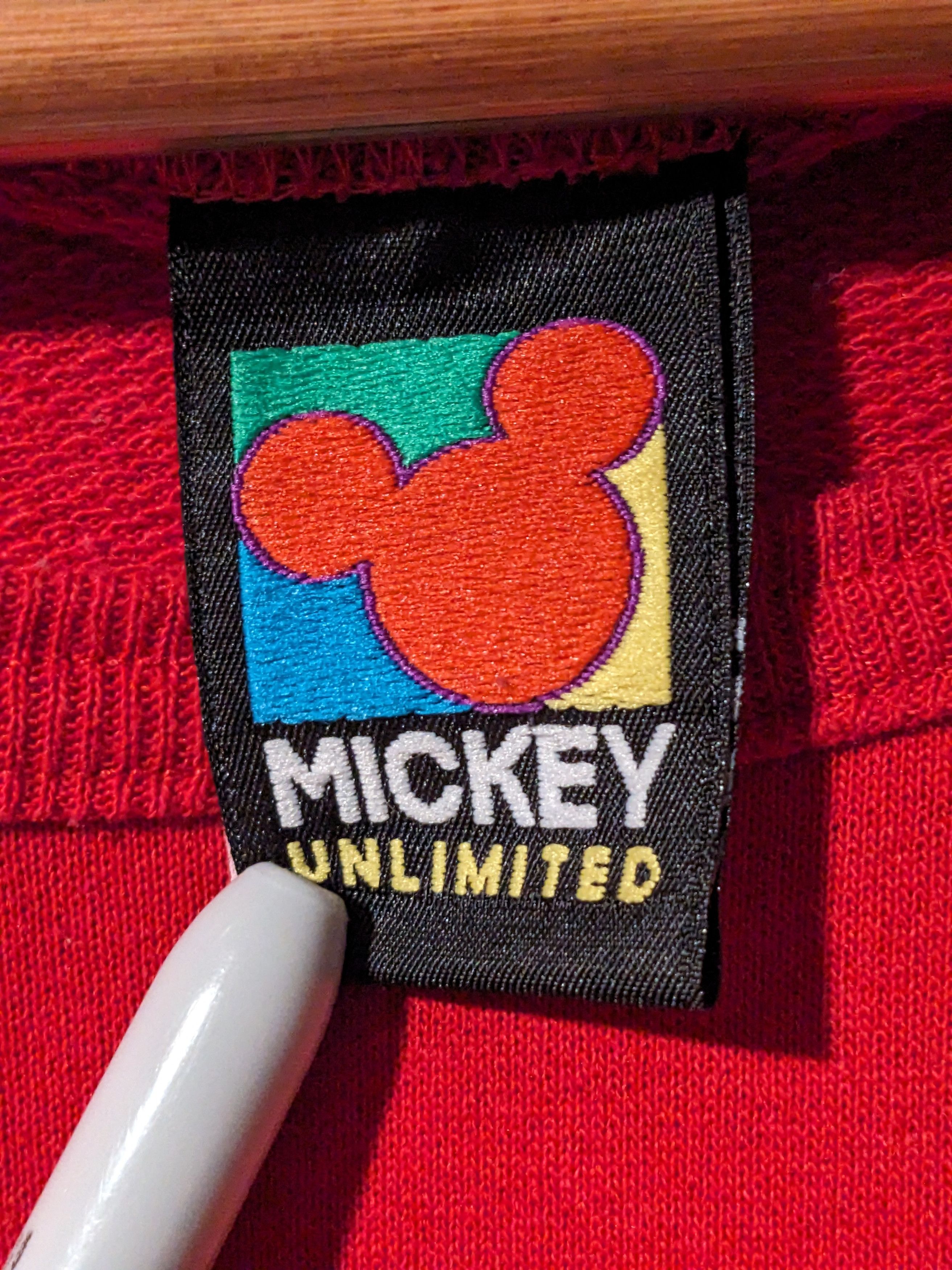Disney × Mickey Mouse × Vintage Vintage 90s Mickey Mouse Disney Lightweight Sweatshirt Size XXL / US 16-18 / IT 52-54 - 2 Thumbnail