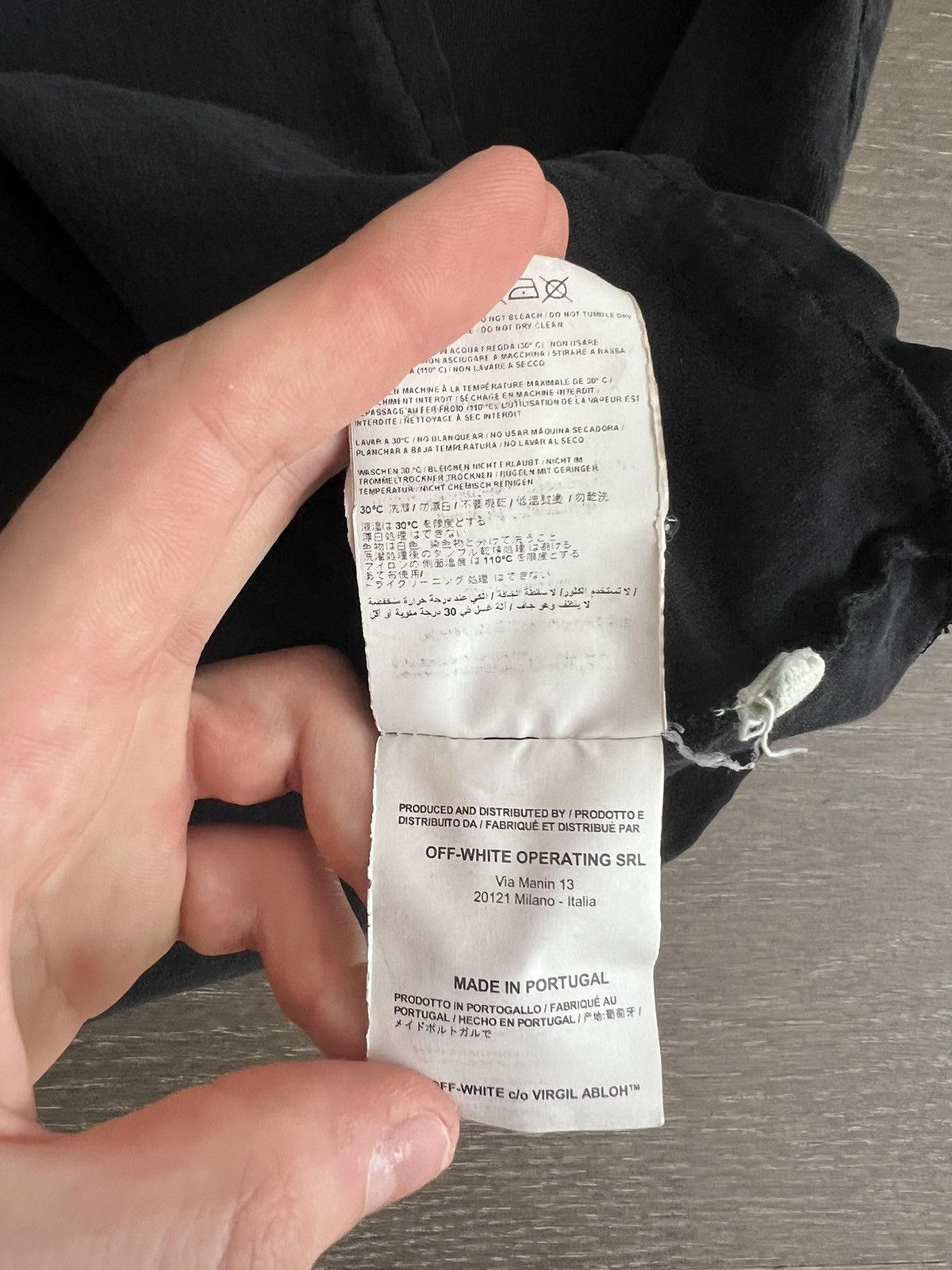 Off-White Virgil Abloh “Waves” Graphic T-shirt Size US XL / EU 56 / 4 - 5 Thumbnail