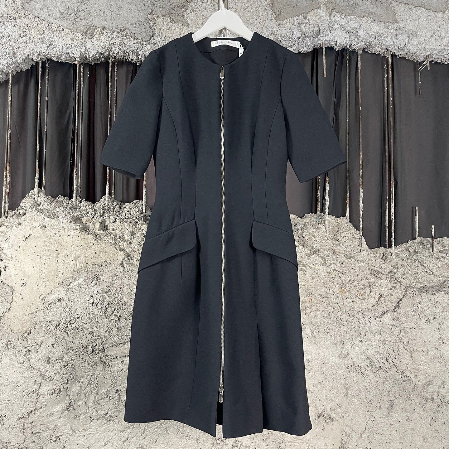 Dior Dior Zip Front Midi Dress FR 36 Size XS / US 0-2 / IT 36-38 - 1 Thumbnail