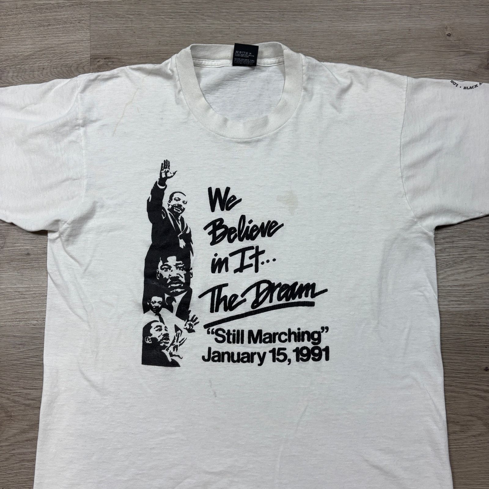 Vintage VTG 1991 Still Marching Martin Luther King Jr. Shirt Large Size US L / EU 52-54 / 3 - 2 Thumbnail