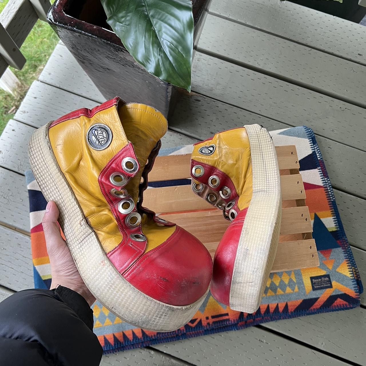 Nike × Vintage Vintage Clown Leather Nike Shoes Size US 12 / EU 45 - 1 Thumbnail