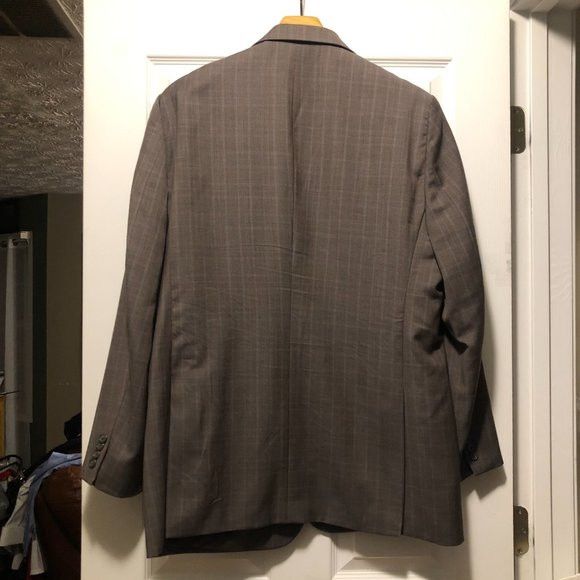Bachrach BACHRACH MEN'S 100%WOOL SPORT COAT BLAZER JACKET SIZE: 44R Size 44R - 5 Thumbnail