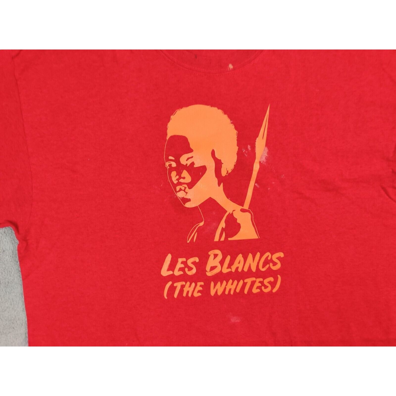 Gildan Les Blancs Shirt Adult Men Red XL The White Play by American Size US XL / EU 56 / 4 - 2 Thumbnail