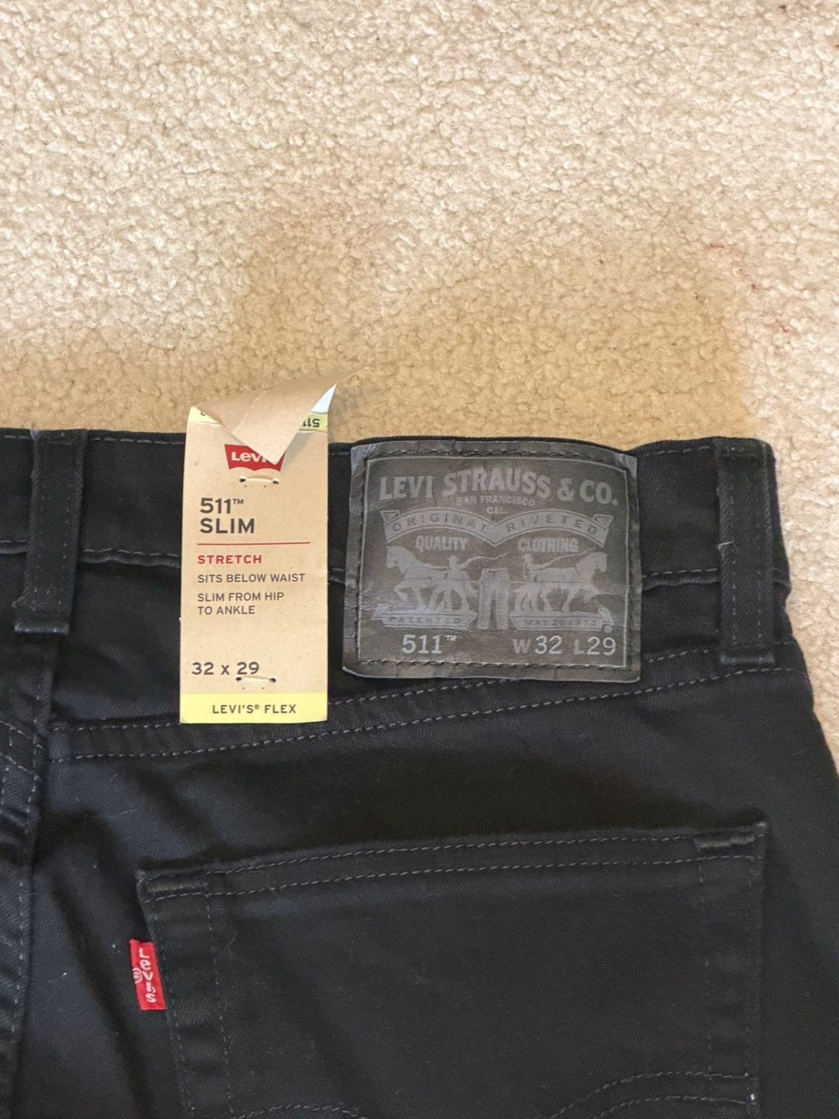 Levi's 511 Slim Stretch Flex 32x29 New w/ tags Size US 32 / EU 48 - 4 Thumbnail
