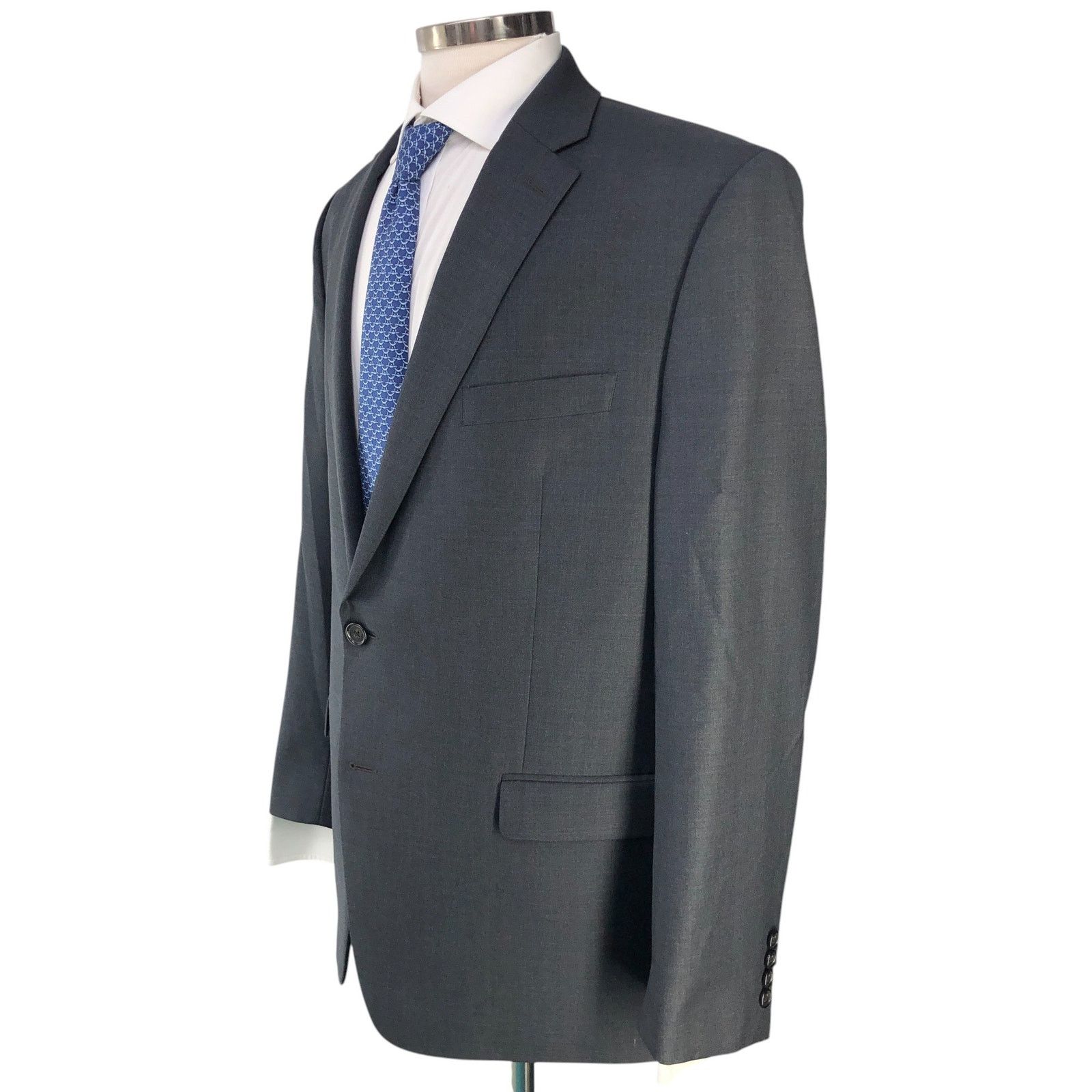 Lauren Ralph Lauren Ralph Lauren LRL Size 44R Sport Coat Charcoal Gray Stretch Size 44R - 6 Thumbnail