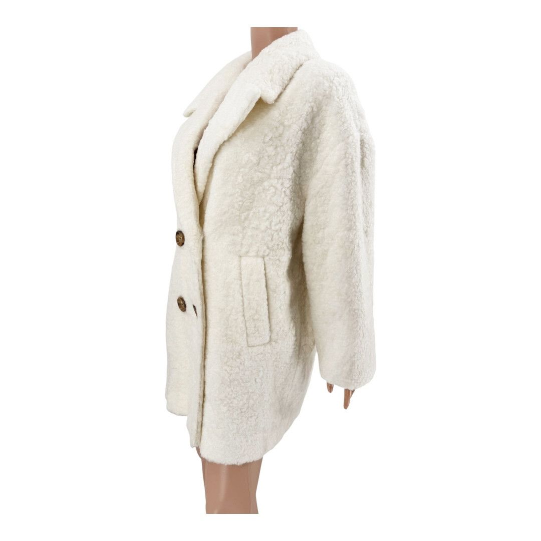 Kate Spade Kate Spade Jacket Teddy Faux Fur Coat Cream M Size M / US 6-8 / IT 42-44 - 7 Thumbnail