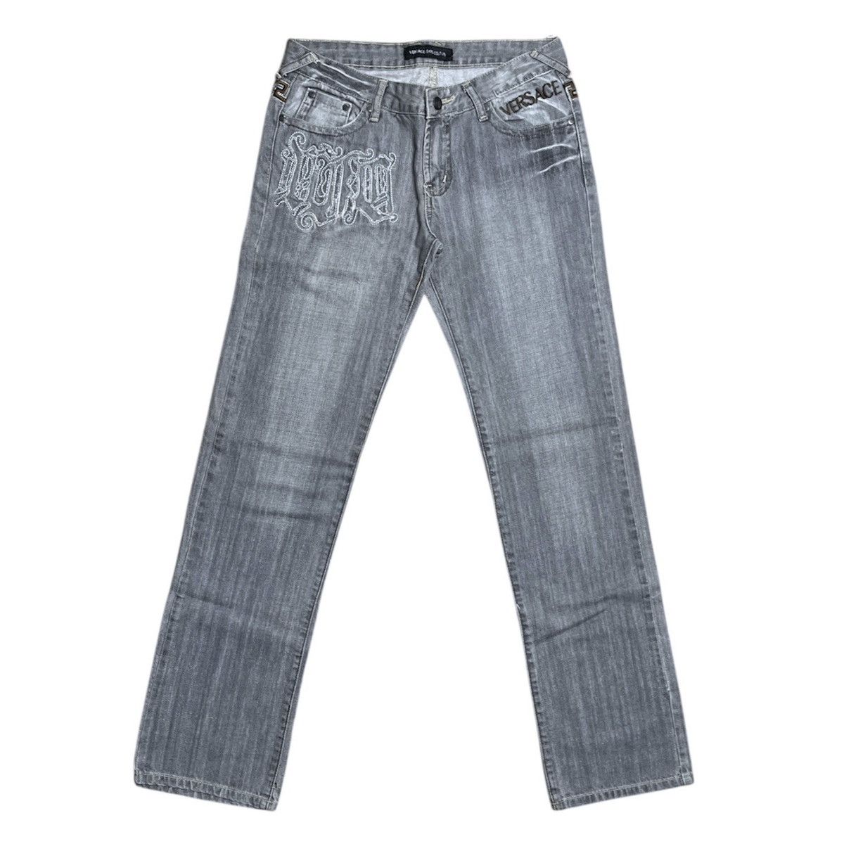 Designer × Versace Jeans Couture × Vintage 90s versace medusa jeans Size US 30 / EU 46 - 1 Thumbnail