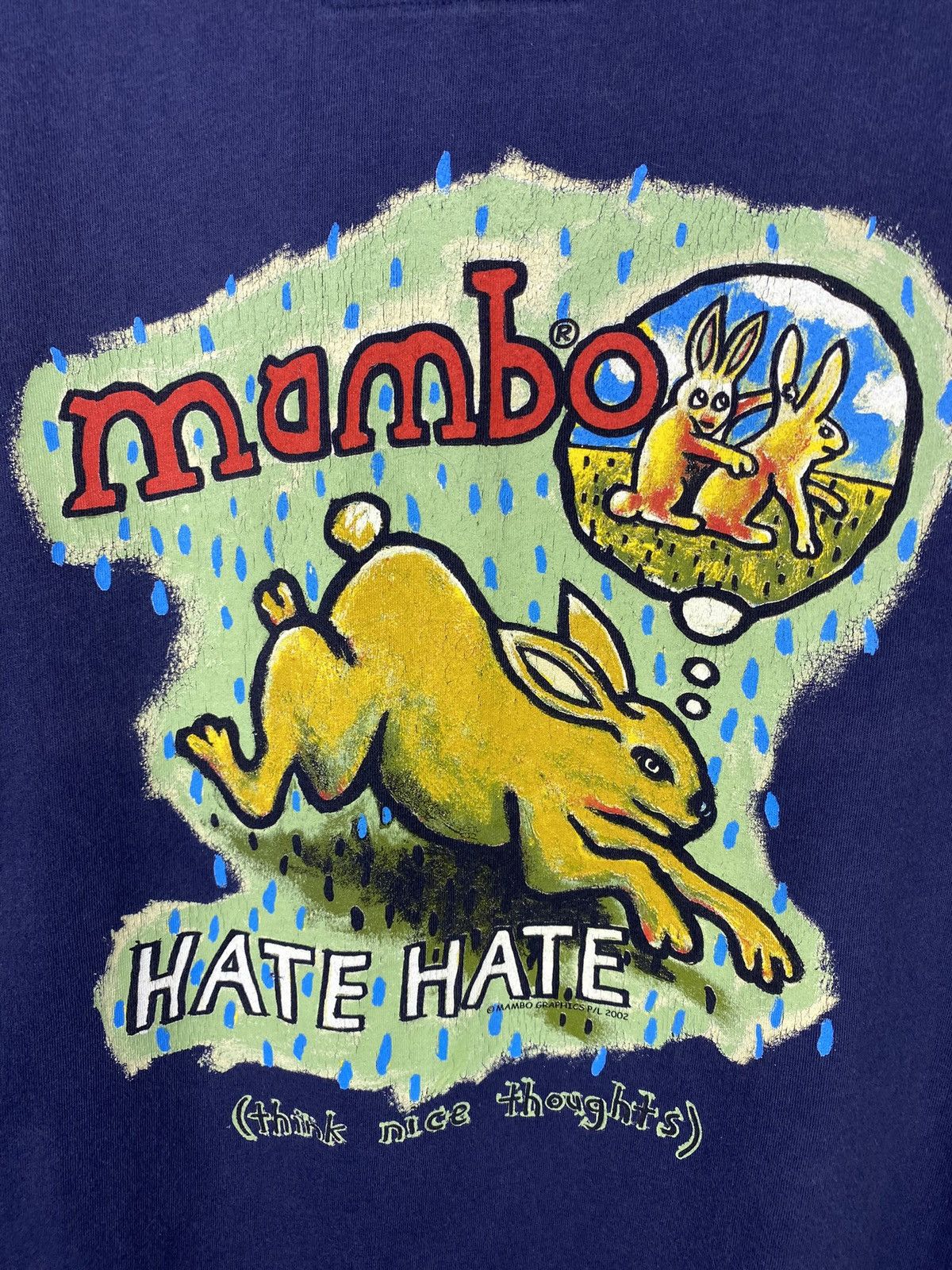 Mambo Vintage Mambo Rabbit Print T Shirt Tee Size US M / EU 48-50 / 2 - 10 Thumbnail