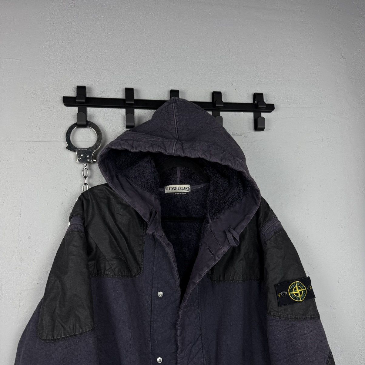 Stone Island Vintage Stone Island Leather Fur 2001’s Jacket Size US L / EU 52-54 / 3 - 2 Thumbnail