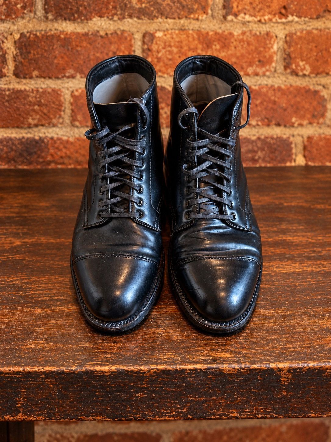 Alden Alden 4065 Cap Toe Boot in Black Shell Cordovan - 8.5 Size US 8.5 / EU 41-42 - 1 Thumbnail