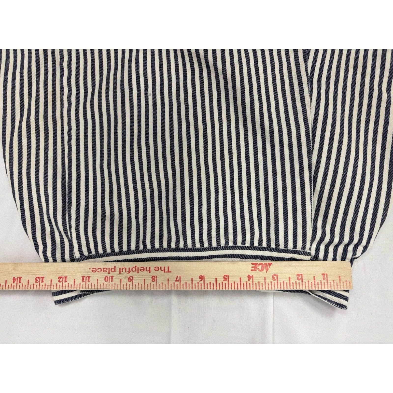 Michael Kors Kors Vintage Michael Kors Blue White Striped Denim Skort 6 Size 28" / US 6 / IT 42 - 3 Thumbnail