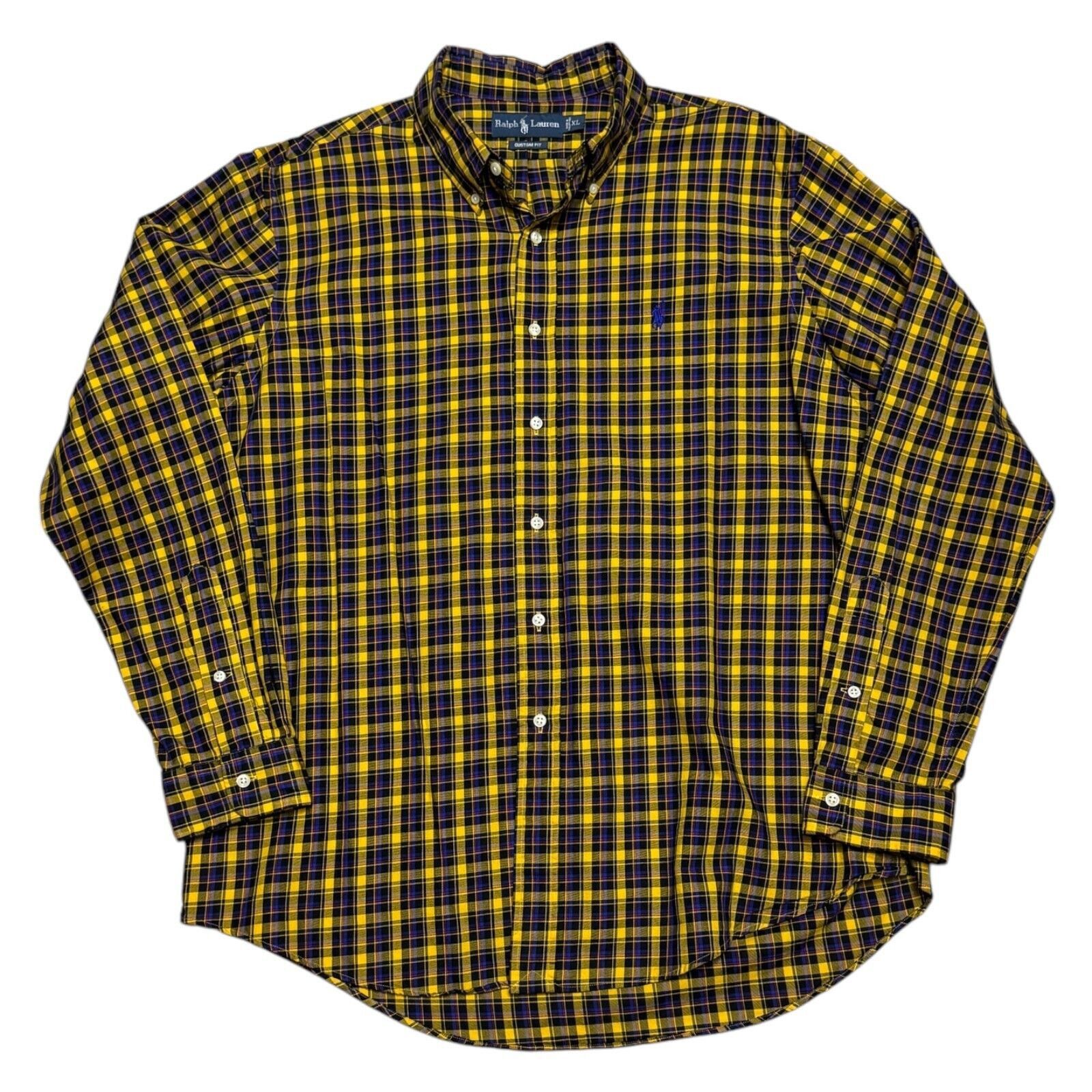 Polo Ralph Lauren POLO RALPH LAUREN Plaid Business Casual Designer Shirt XL Size US XL / EU 56 / 4 - 1 Thumbnail