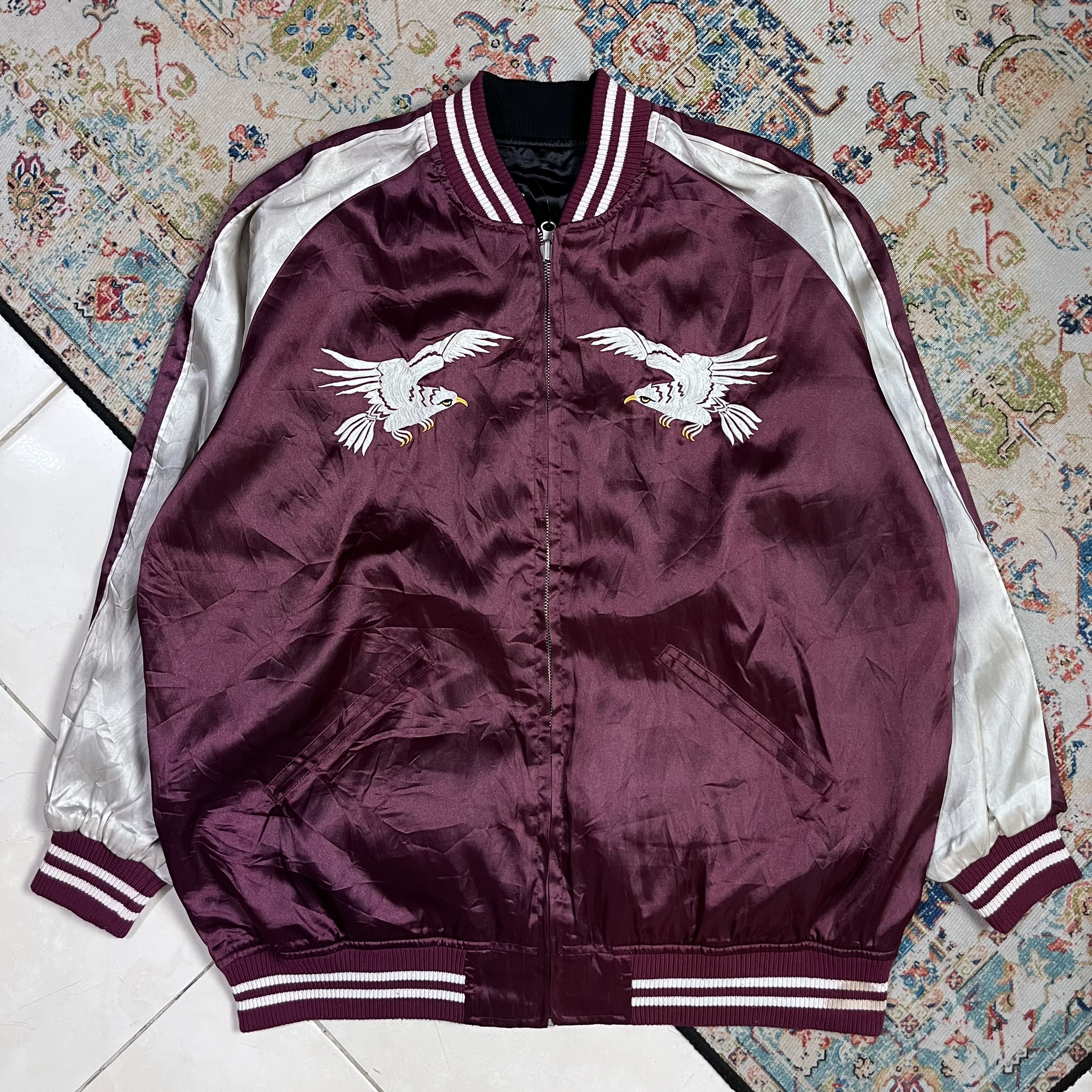 Stussy Rare design stussy souvenir jacket reversible Size US L / EU 52-54 / 3 - 3 Thumbnail