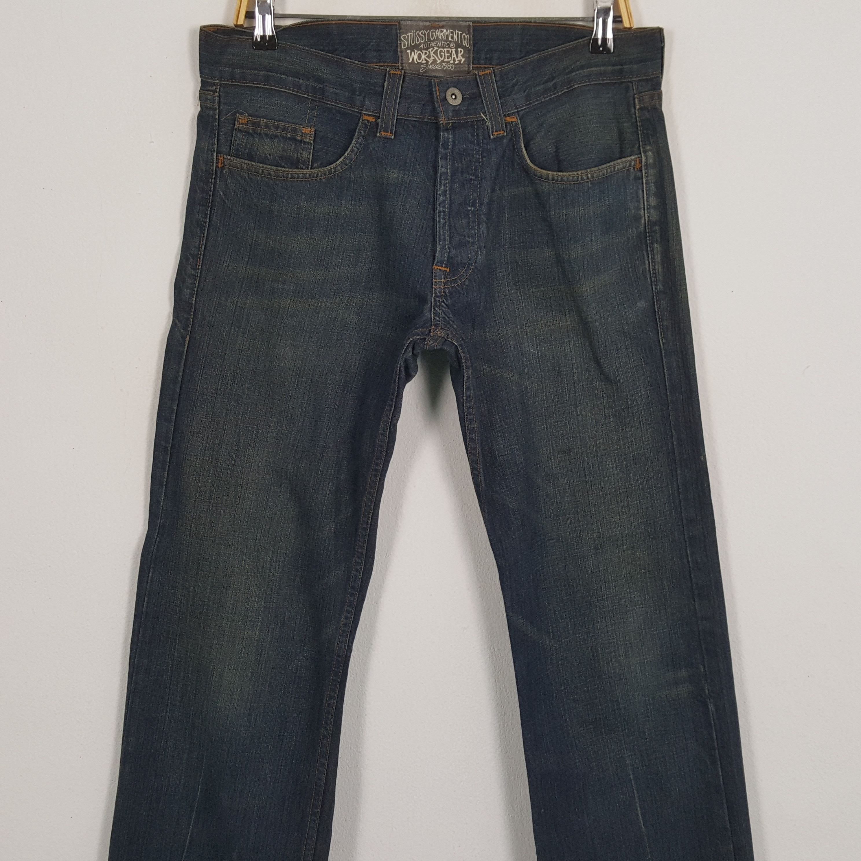 Stussy × Vintage Vintage STUSSY American Streetwear Style Big Logo Jeans Size US 32 / EU 48 - 5 Thumbnail